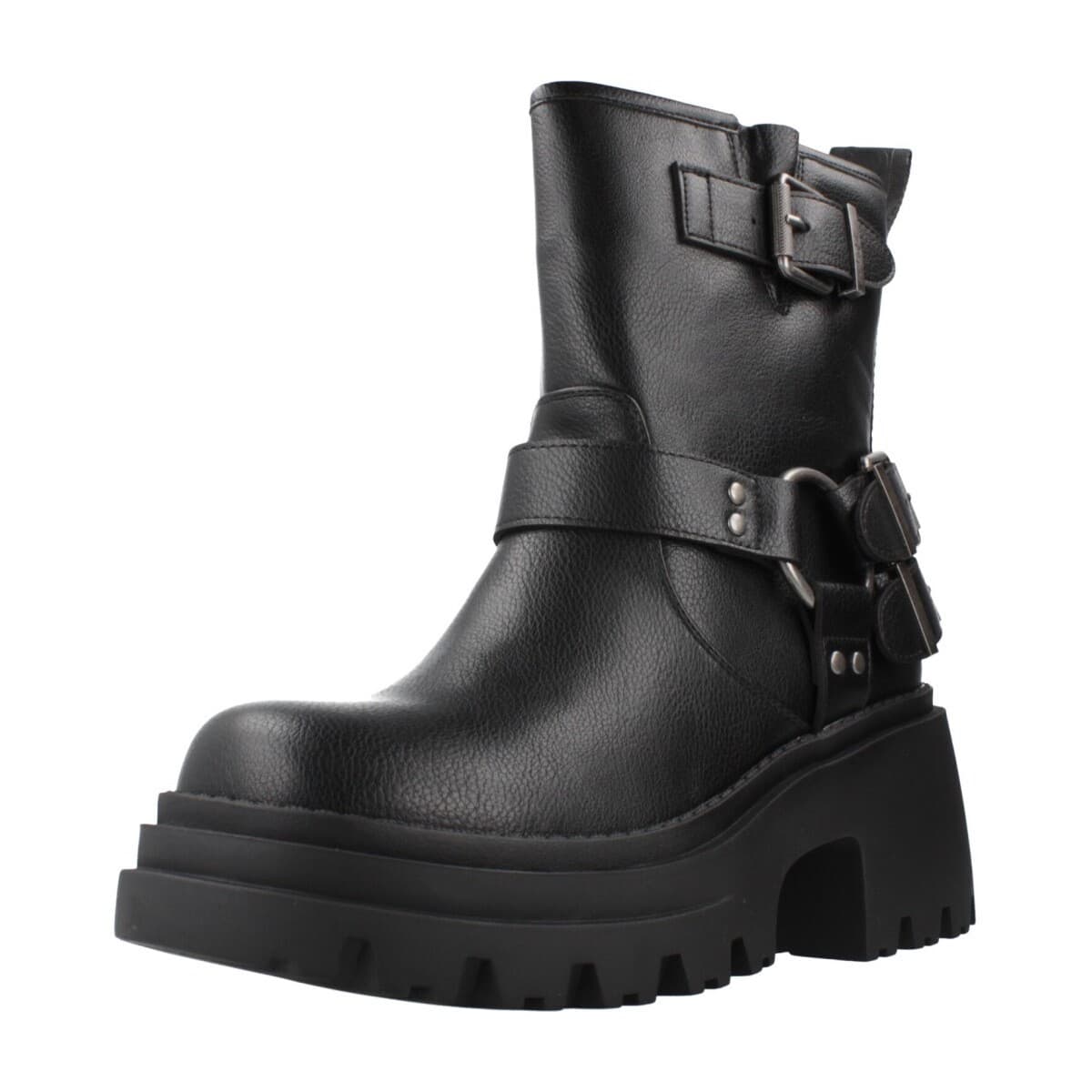 Μποτίνια Buffalo Botas Mujer Modèle Bravr Biker Lo