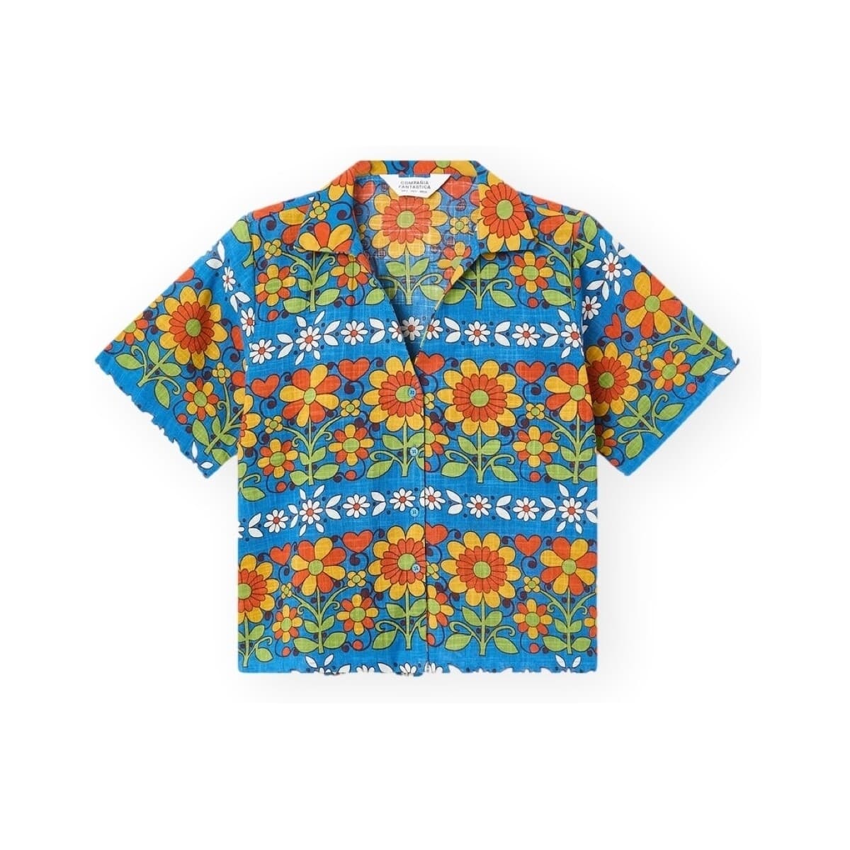 Μπλούζα Compania Fantastica COMPAÑIA FANTÁSTICA Shirt 43023 - Flowers 27