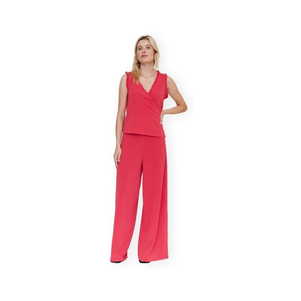 Παντελόνια Compania Fantastica COMPAÑIA FANTÁSTICA Trousers 11303 - Fuchsia