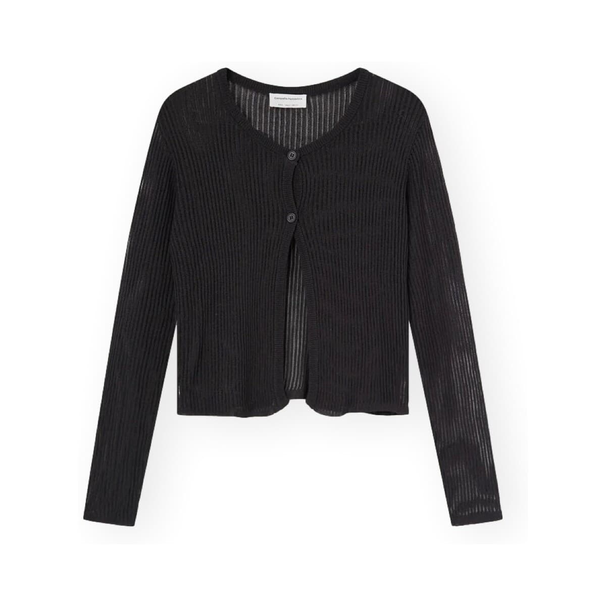 Πουλόβερ Compania Fantastica COMPAÑIA FANTÁSTICA Cardigan 10461 - Black