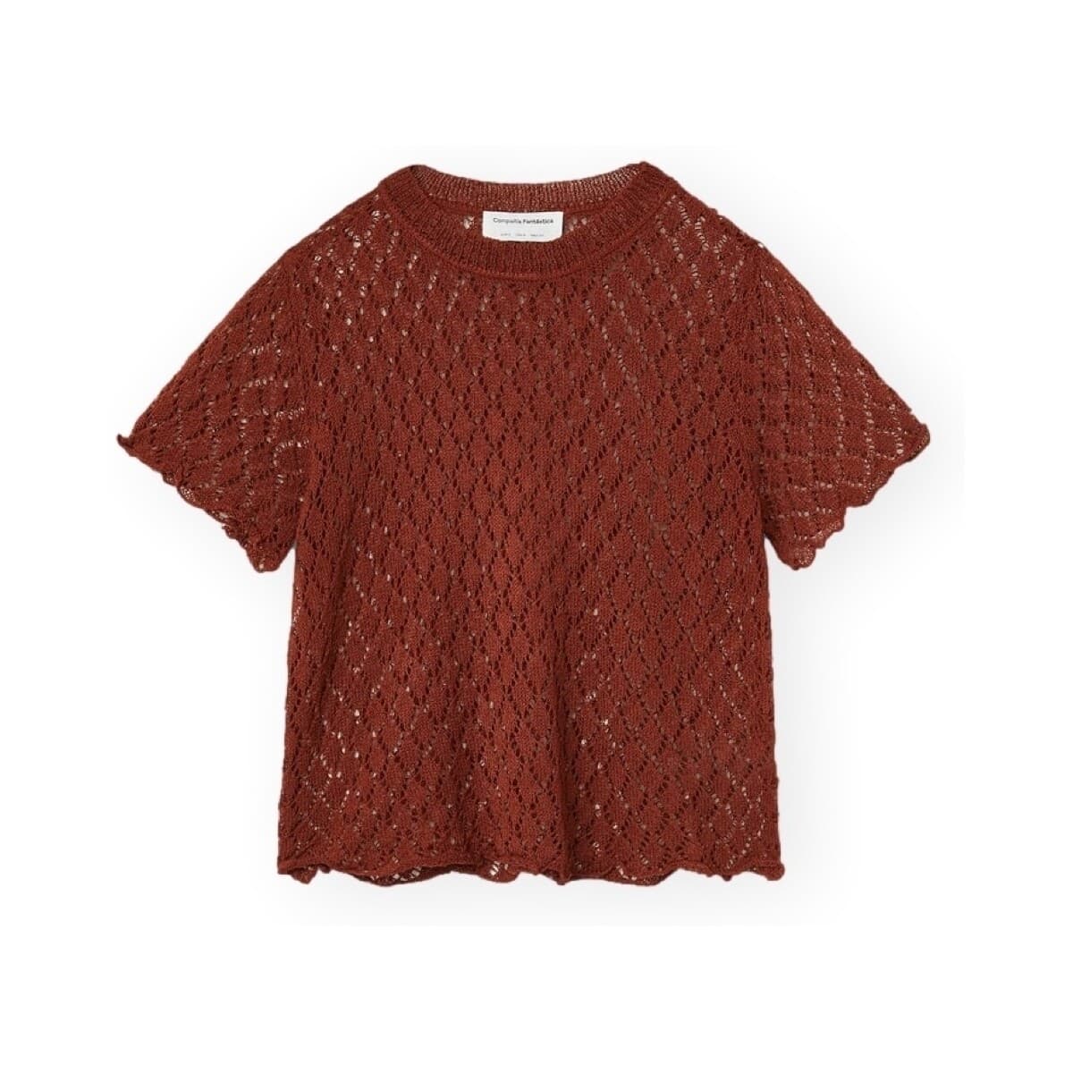 Μπλούζα Compania Fantastica COMPAÑIA FANTÁSTICA Top 10357 - Brown