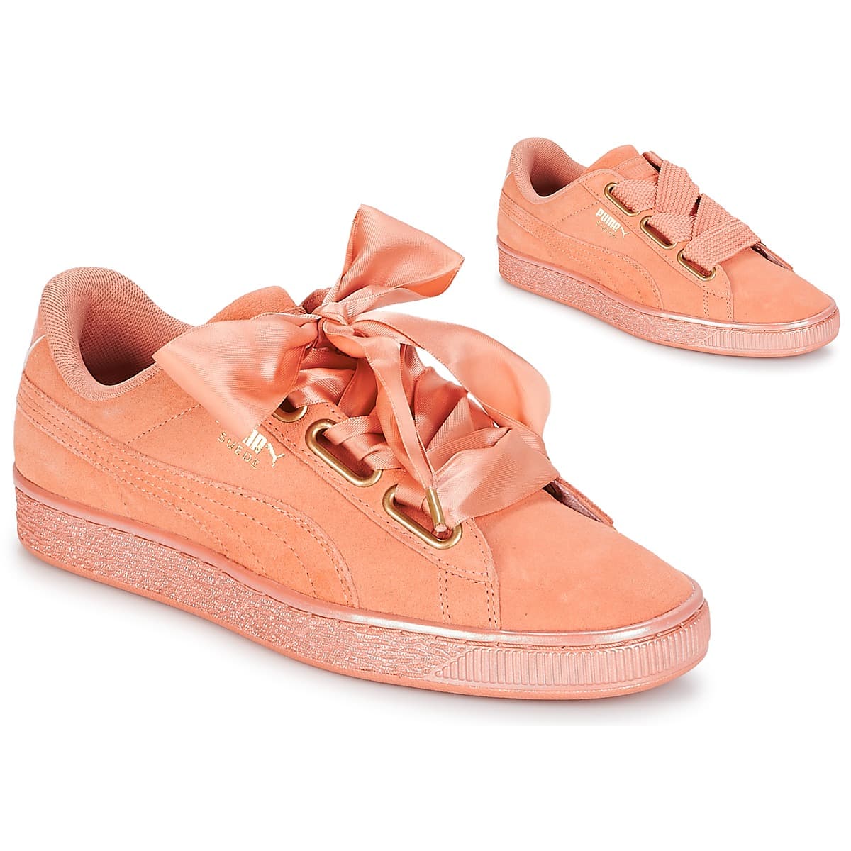 Xαμηλά Sneakers Puma WN SUEDE HEART SATIN.DUSTY