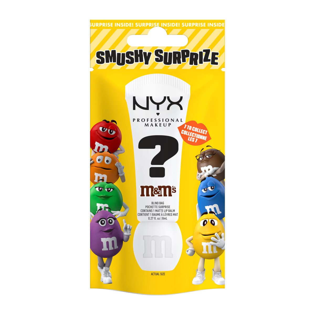 M&M'S Smushy Surprize Matte Lip Balm Blind Bag 8ml