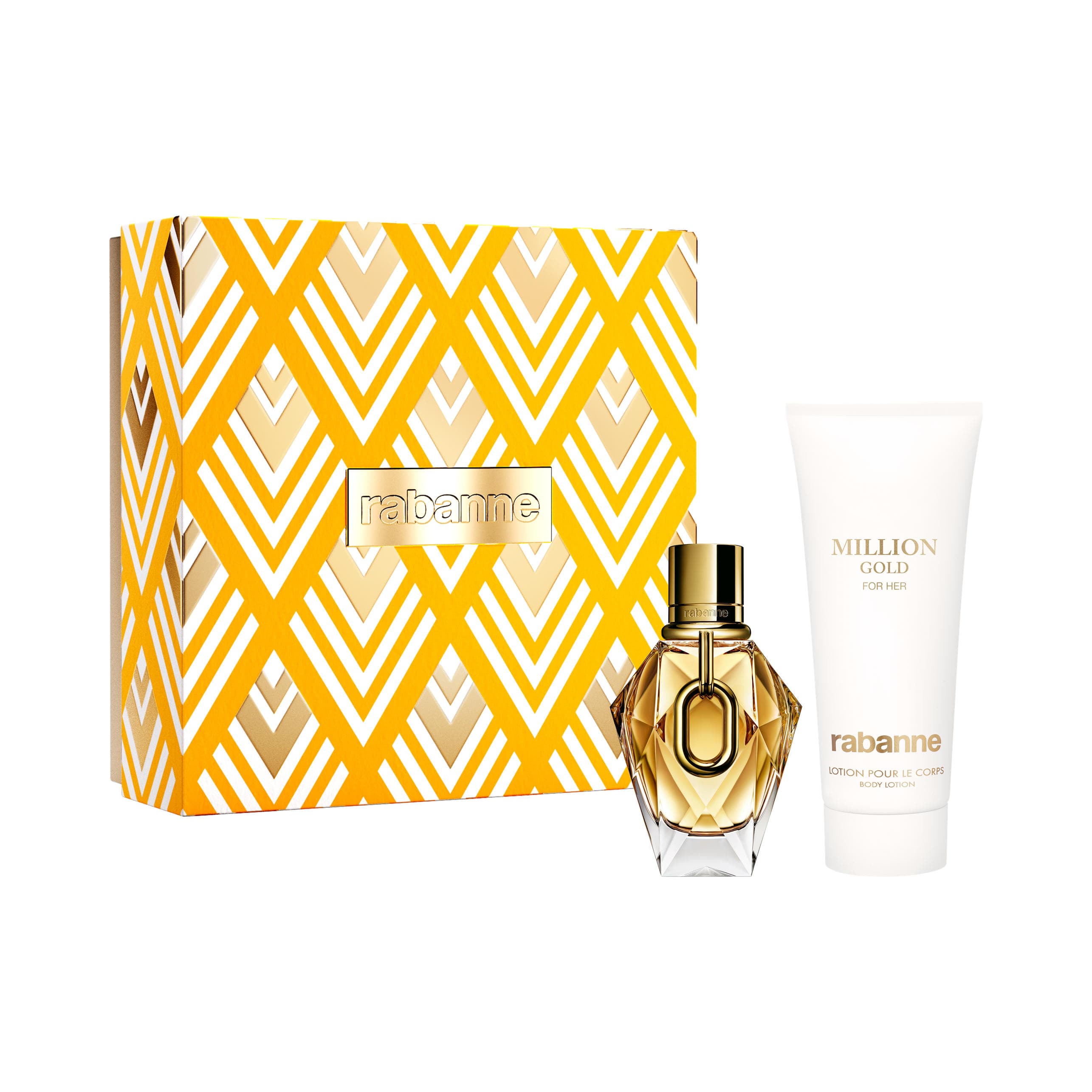Million Gold For Her Eau De Parfum 50ml & Body Lotion 100ml