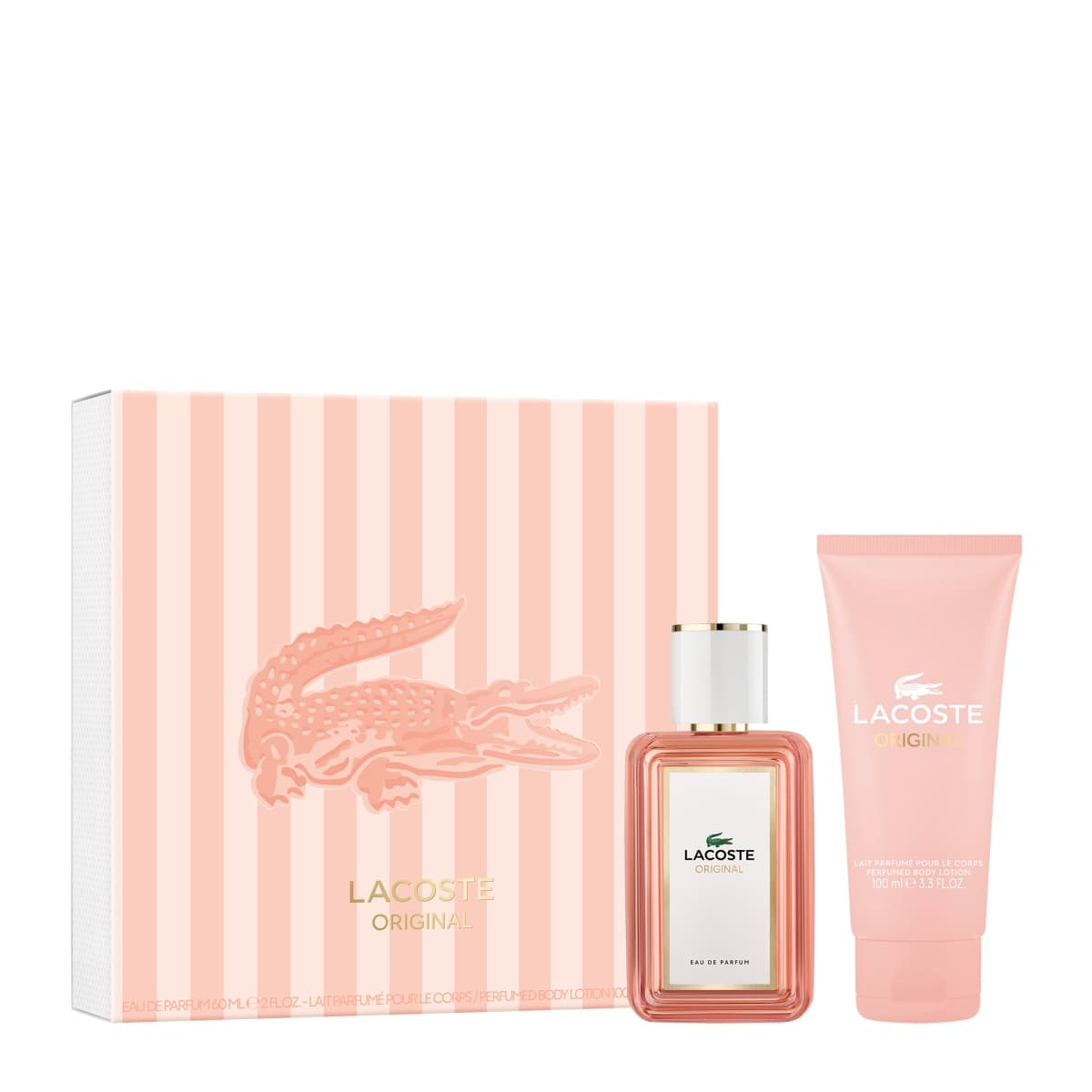 Lacoste Original Pour Femme Eau De Parfum 60ml & Body Lotion 100ml