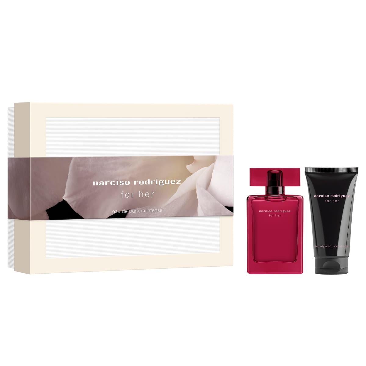 For Her Eau De Parfum Intense 50ml & Body Lotion 50ml