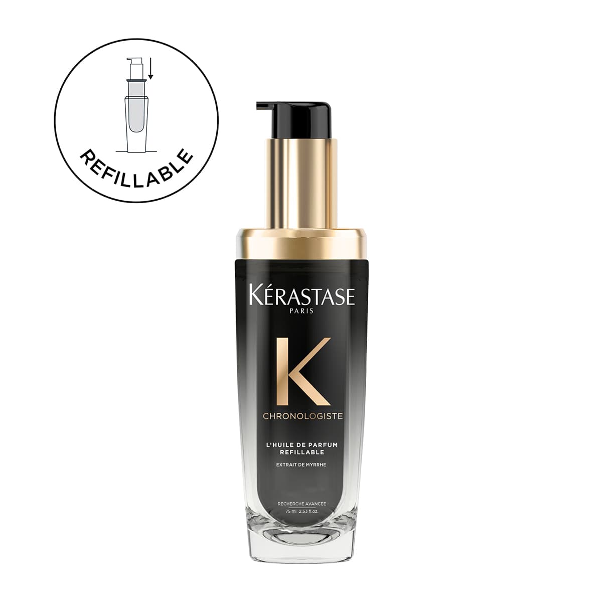 Chronologiste L'Ηuile De Parfum Refillable Έλαιο Για Αναζωογόνηση Των Μαλλιών 75ml