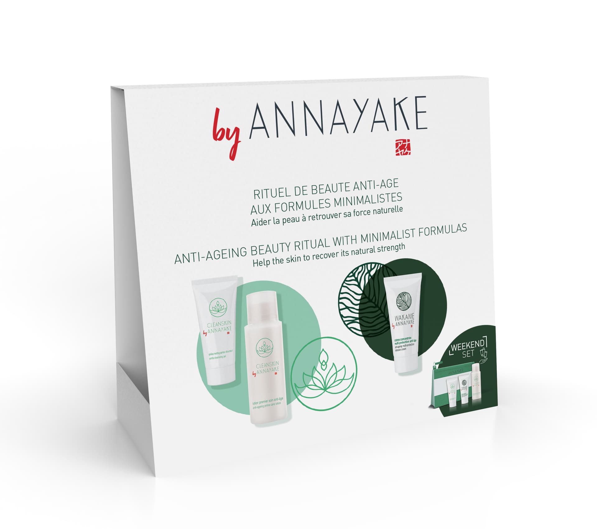 Anti-Ageing Beauty Ritual Set ( Cleasing Set & Wakame Cream)