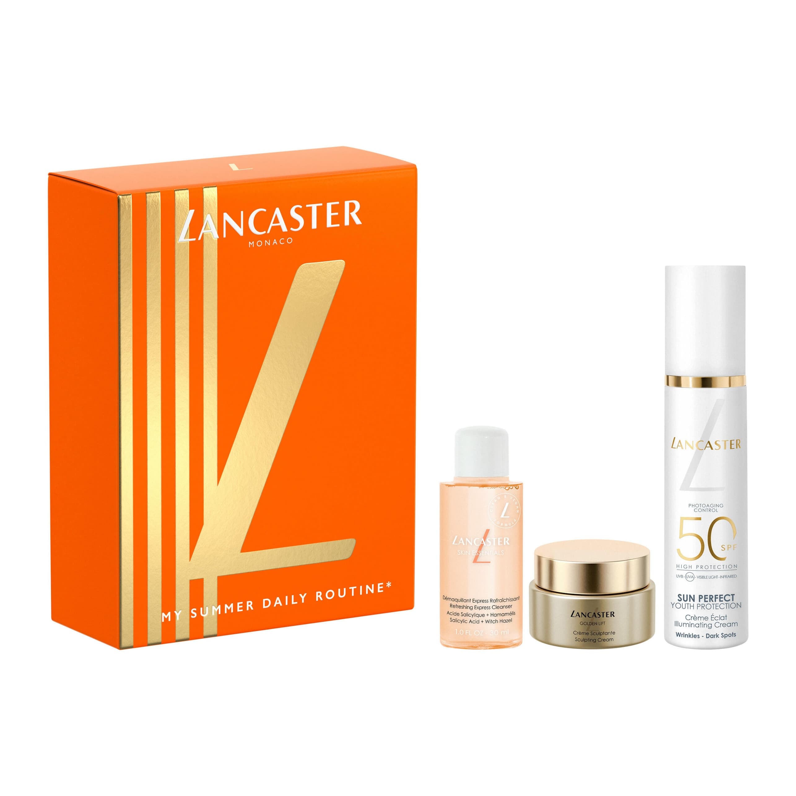 Skin and Sun Routine Trio Gift Set