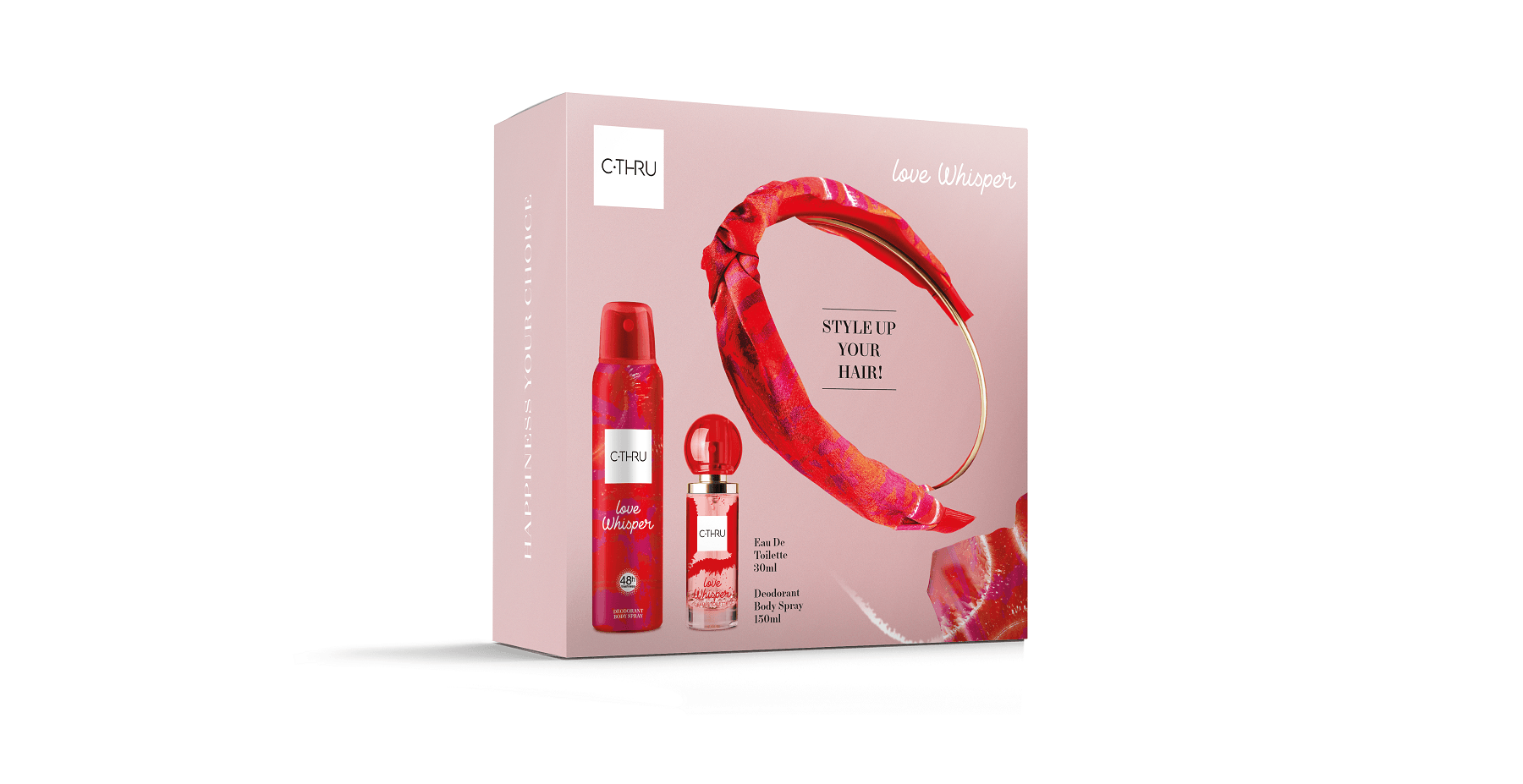 C-Thru Love Whisper Eau de toilette+deo spray+hairband