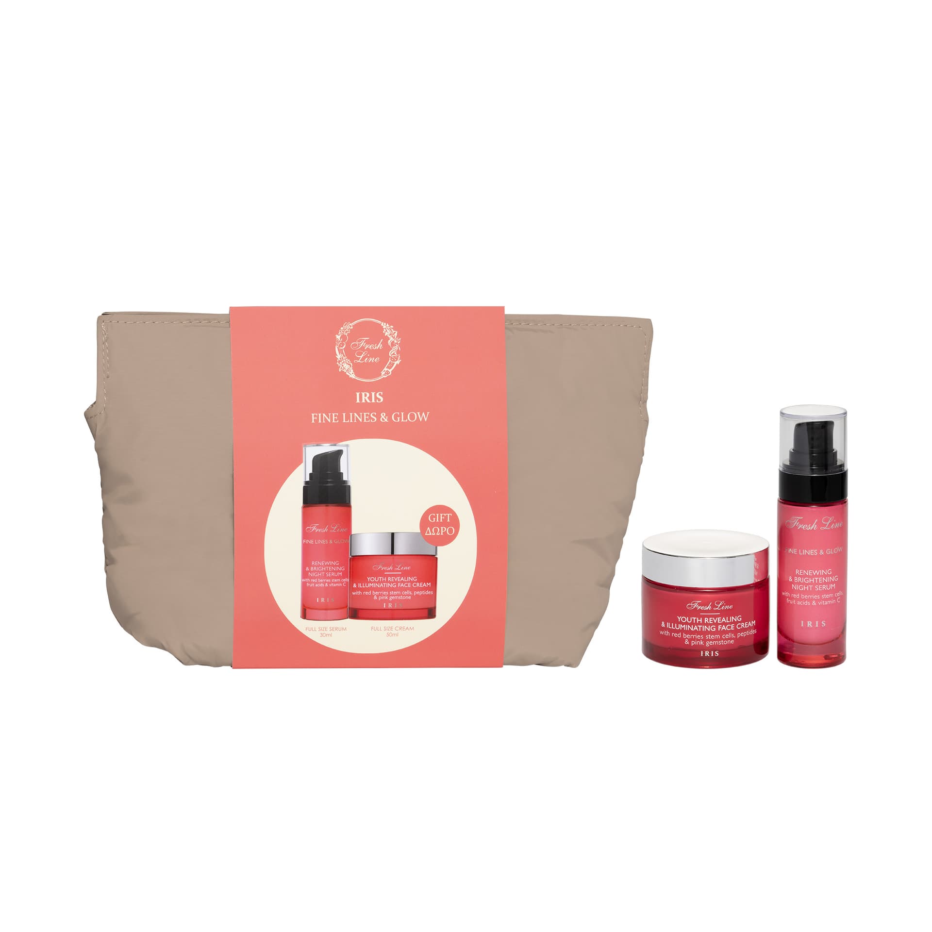 Ίρις Λεπτές Γραμμές & Λάμψη Σετ 2τμχ