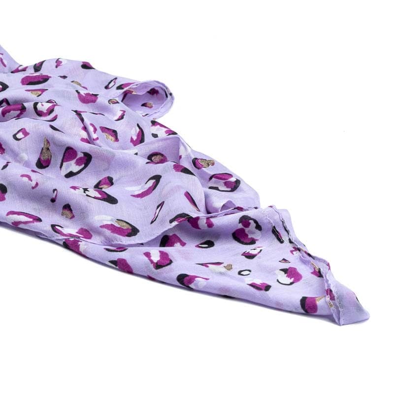 Φουλάρι Λιλά Λεοπάρ