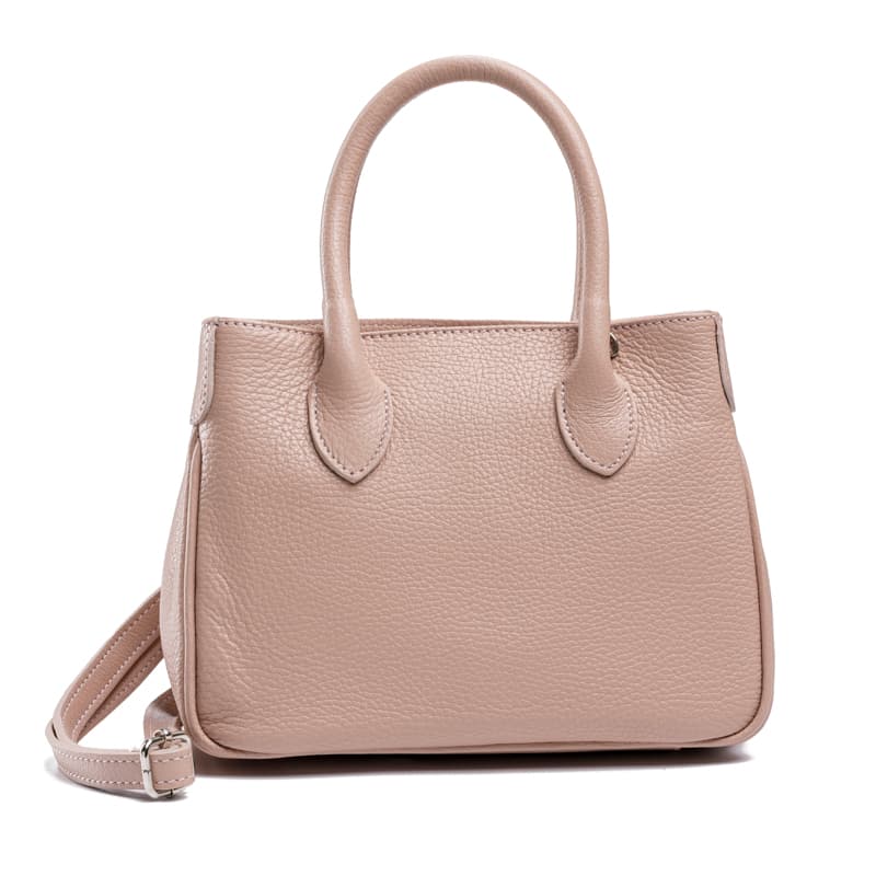 Δερμάτινο Τσαντάκι Χειρός - Nude