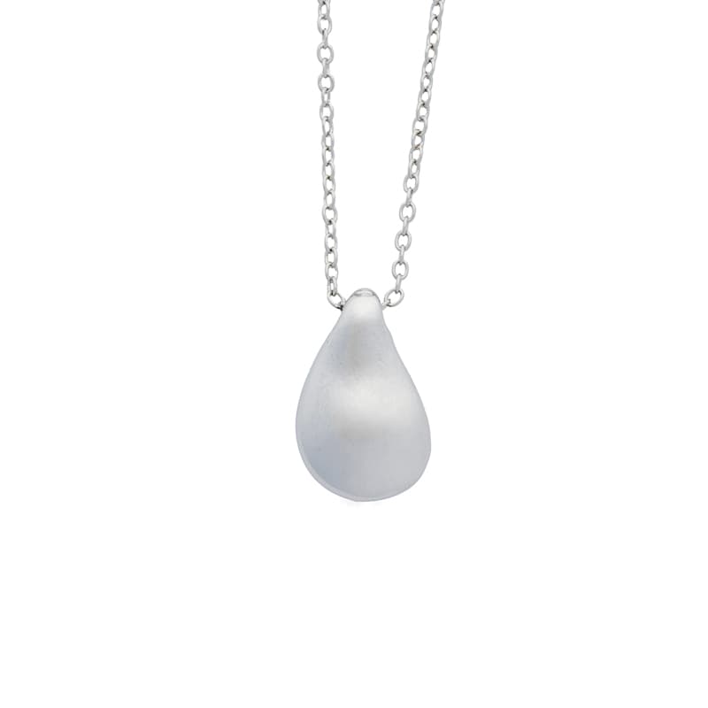 Ασημί Μενταγιόν Σταγόνα