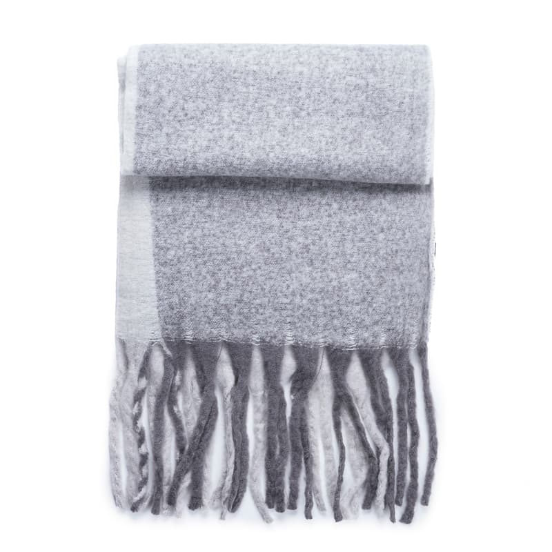 Κασκόλ Δίχρωμο σε Αποχρώσεις Γκρι