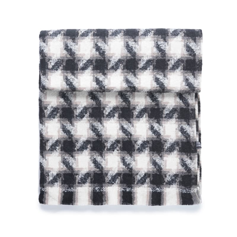 Κασκόλ Σκακιέρα - Άσπρο & Μαύρο