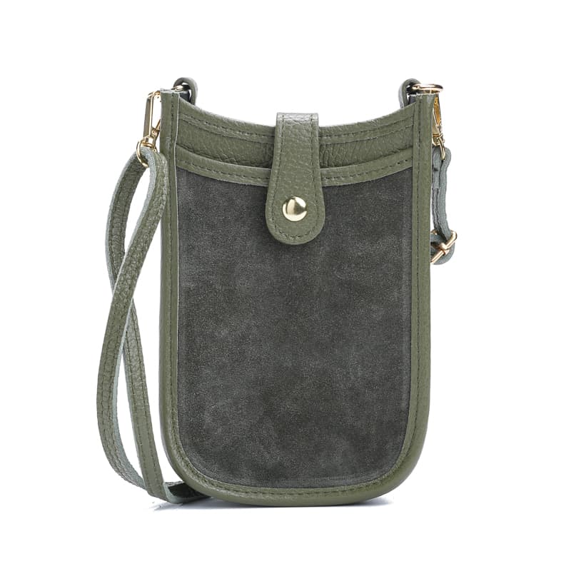 Σουέντ Θήκη Κινητού - Taupe