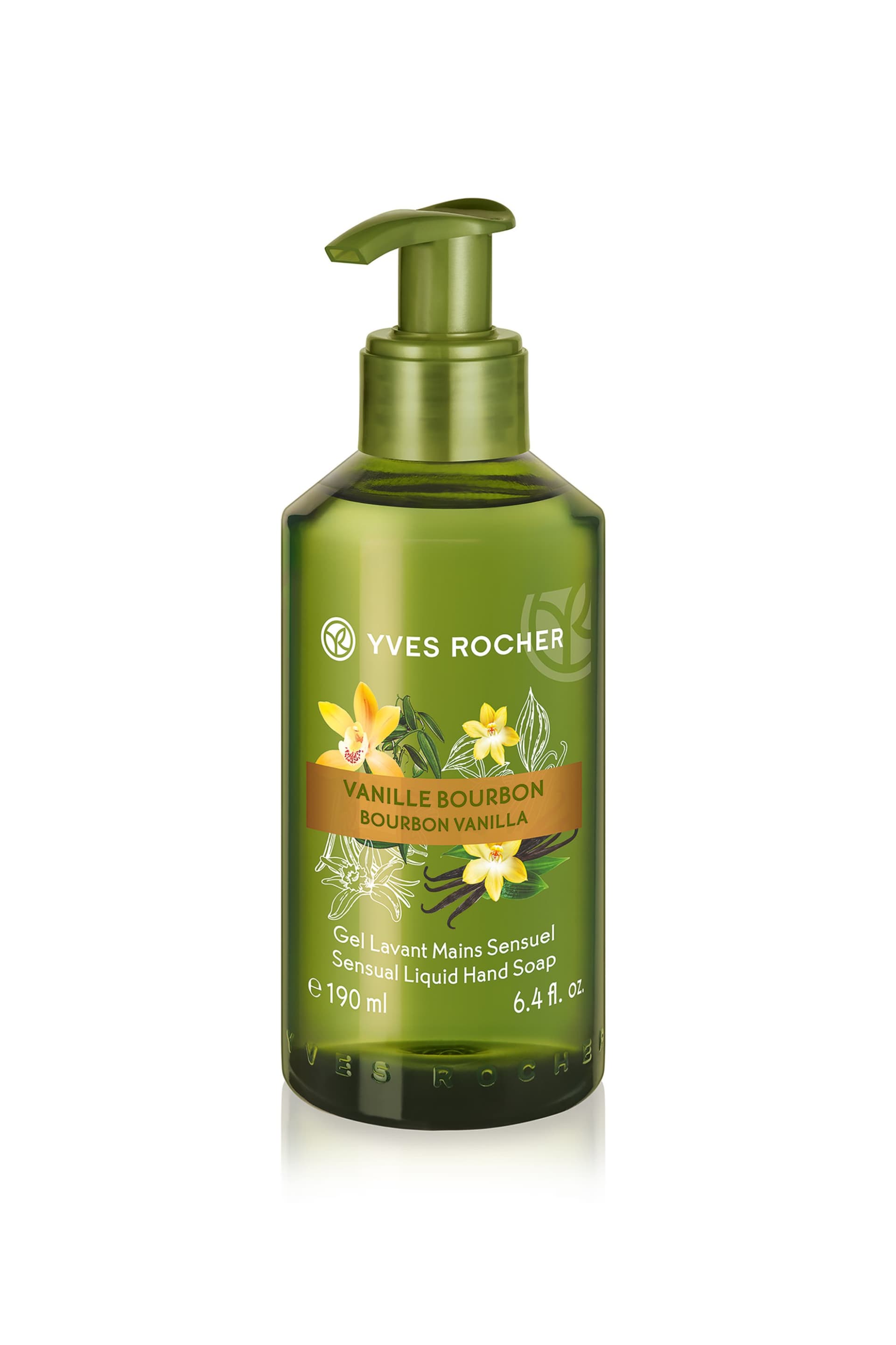 Yves Rocher Sensual Liquid Hand Soap Bourbon Vanilla 190 ml