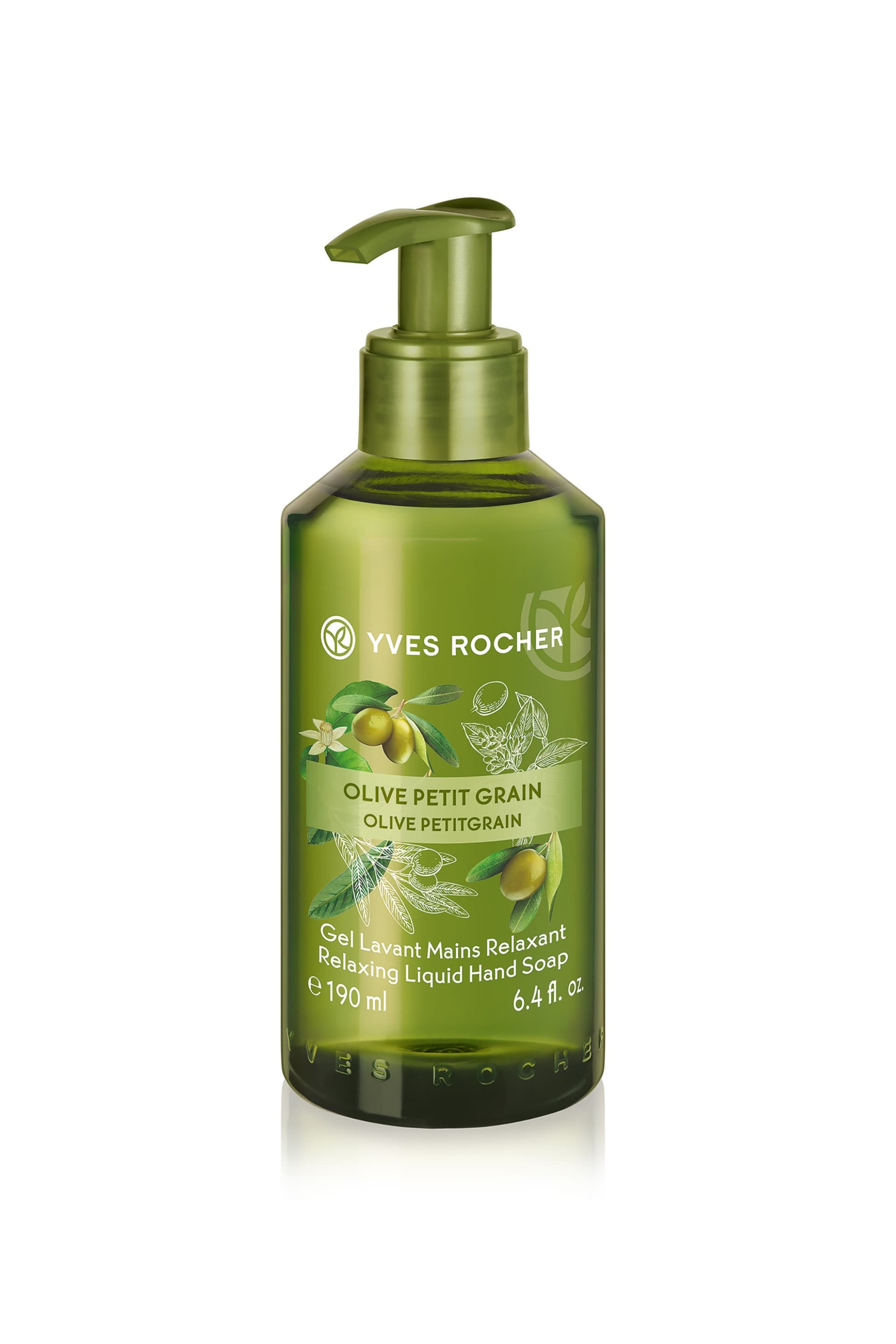 Yves Rocher Relaxing Liquid Hand Soap Olive Petitgrain 190 ml
