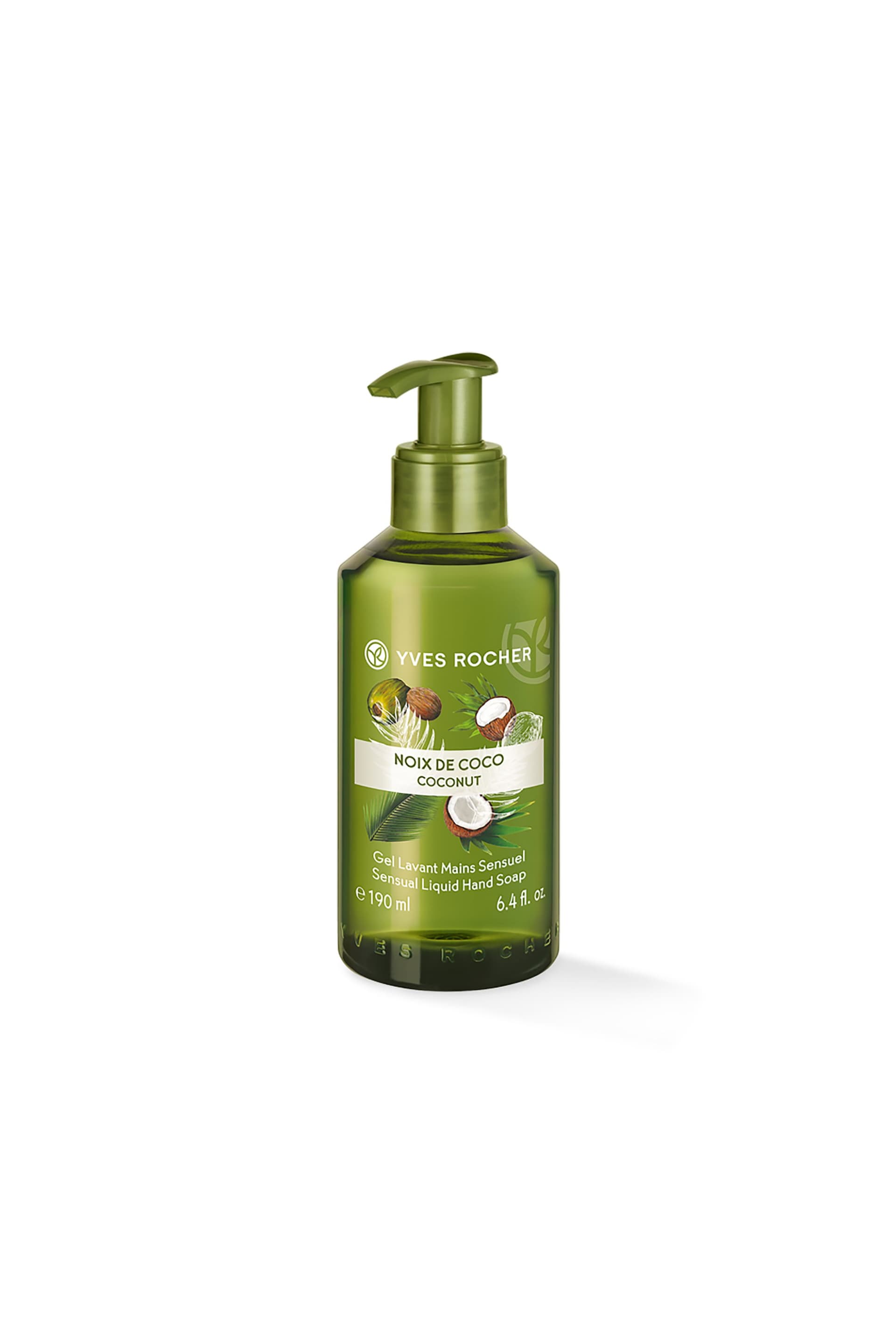 Yves Rocher Liquid Hand Soap Coconut Bottle - Υγρό Σαπούνι Χεριών Καρύδα 190 ml