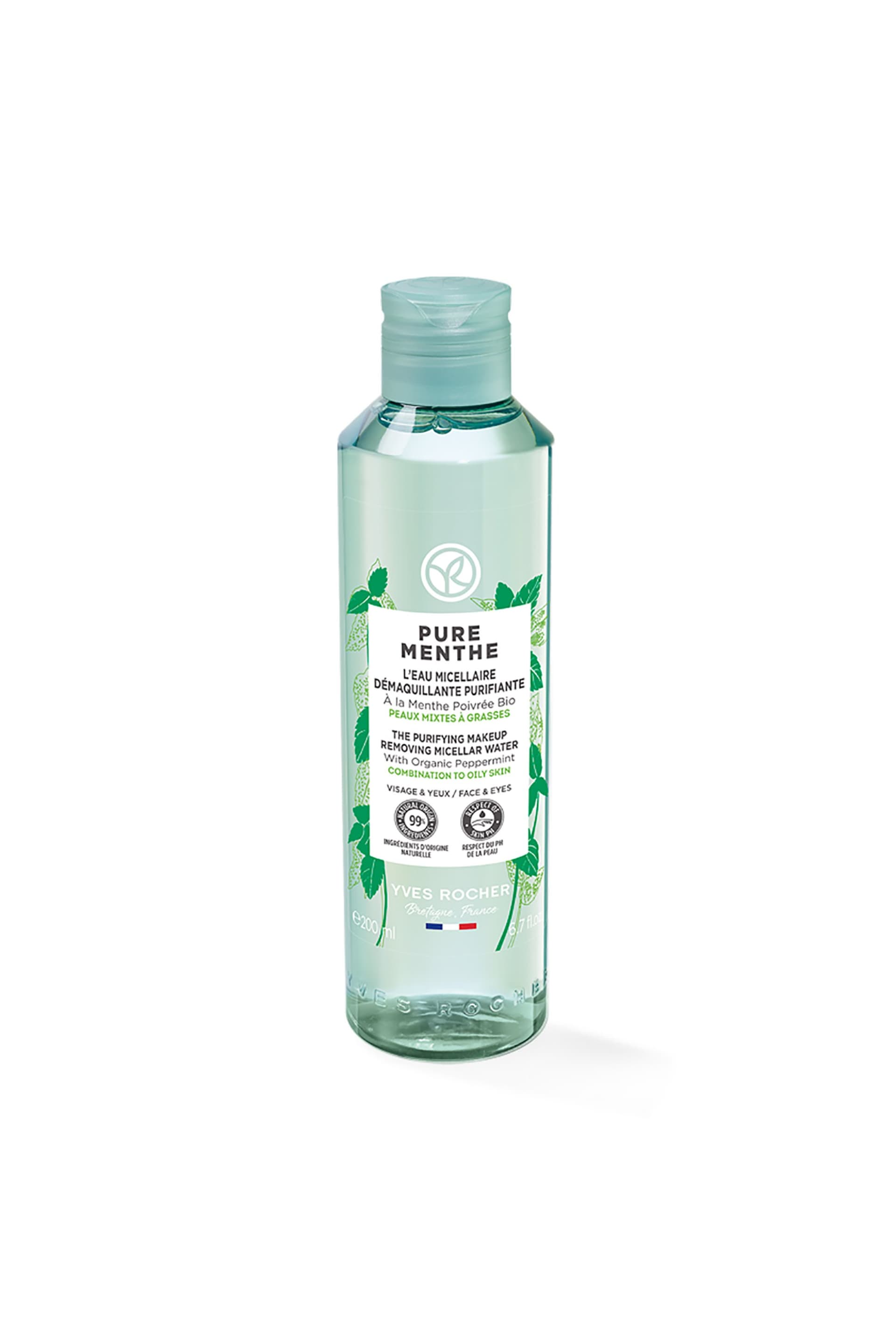 Yves Rocher Pure Menthe Purifying Makeup Removing Micellar Water 200 ml