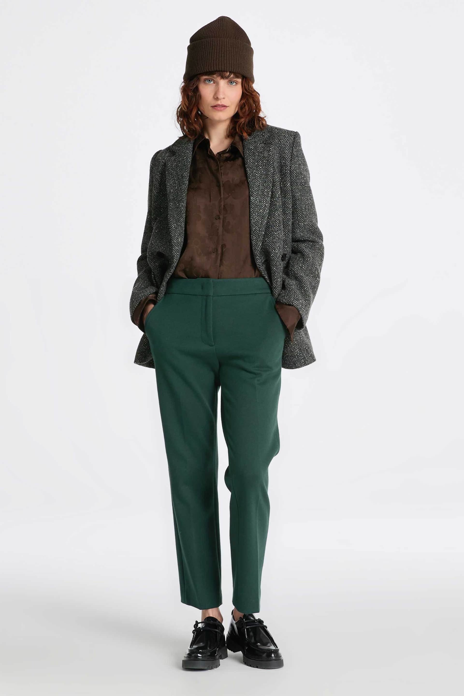 Gant γυναικείο παντελόνι cigarette Slim Cut