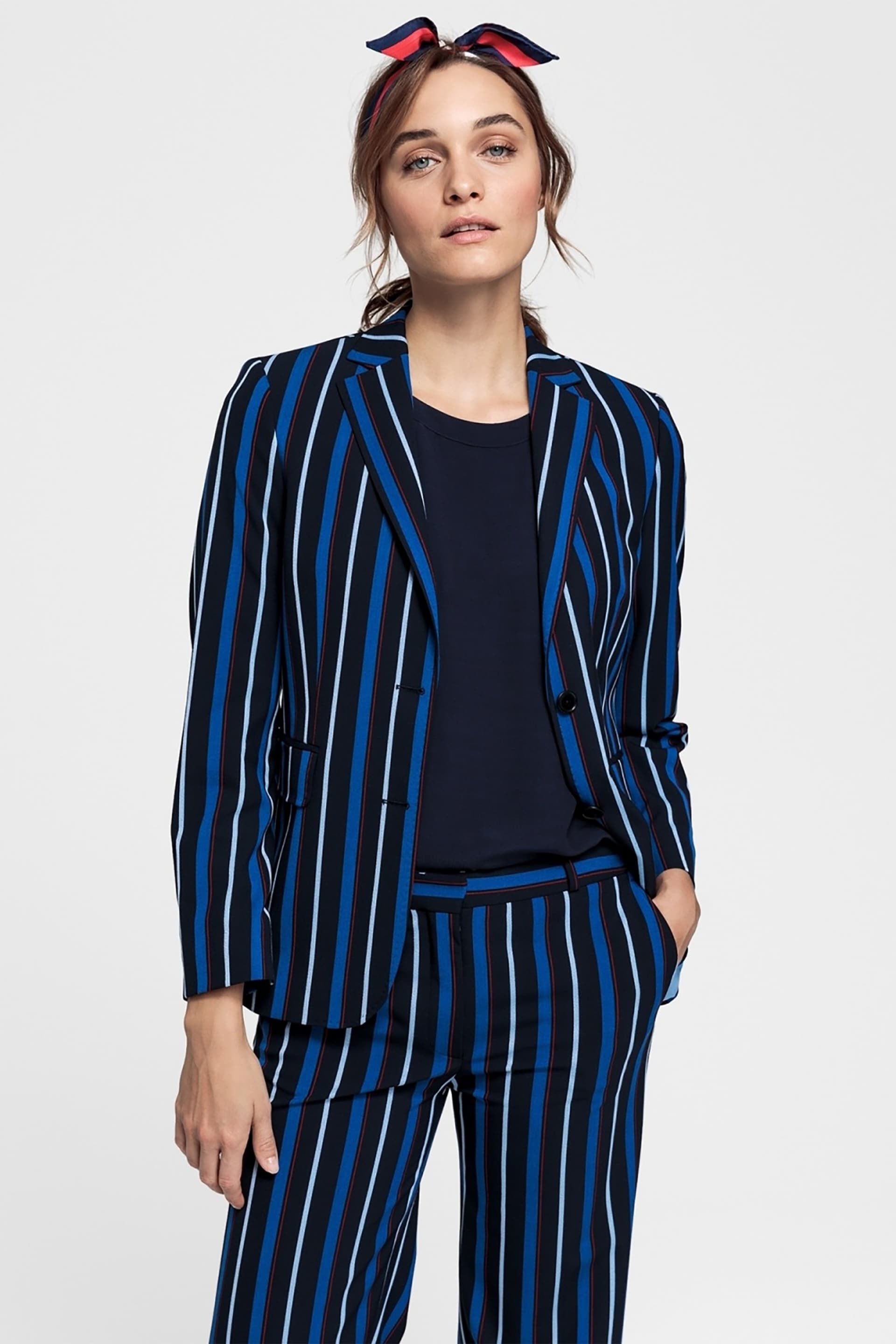 Gant γυναικείο ριγέ σακάκι Washable Regimental Stripe