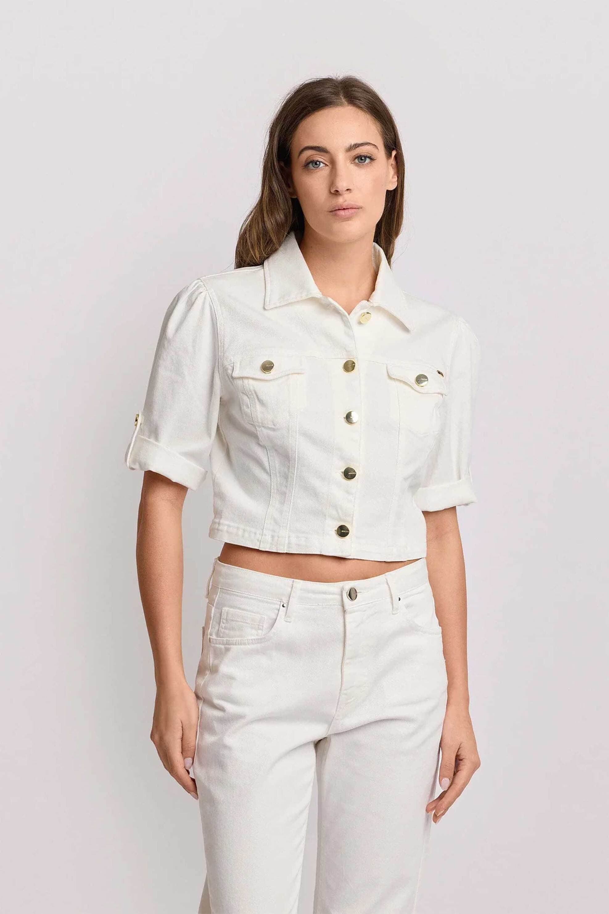 Kocca γυναικείο denim jacket cropped "Bakari"