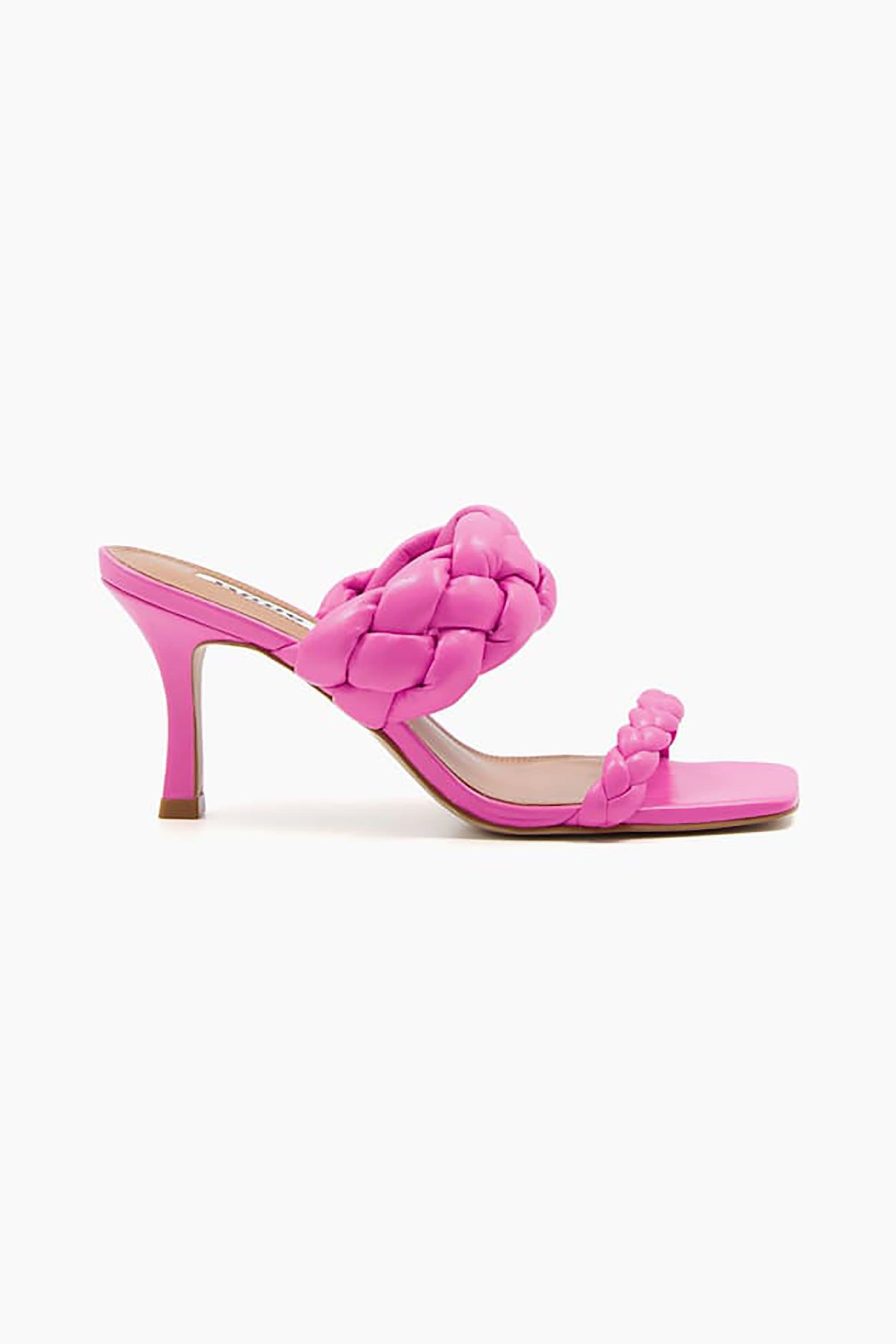 Dune London γυναικεία mules μονόχρωμα δερμάτινα με πλεκτό σχέδιο "Message" | 38