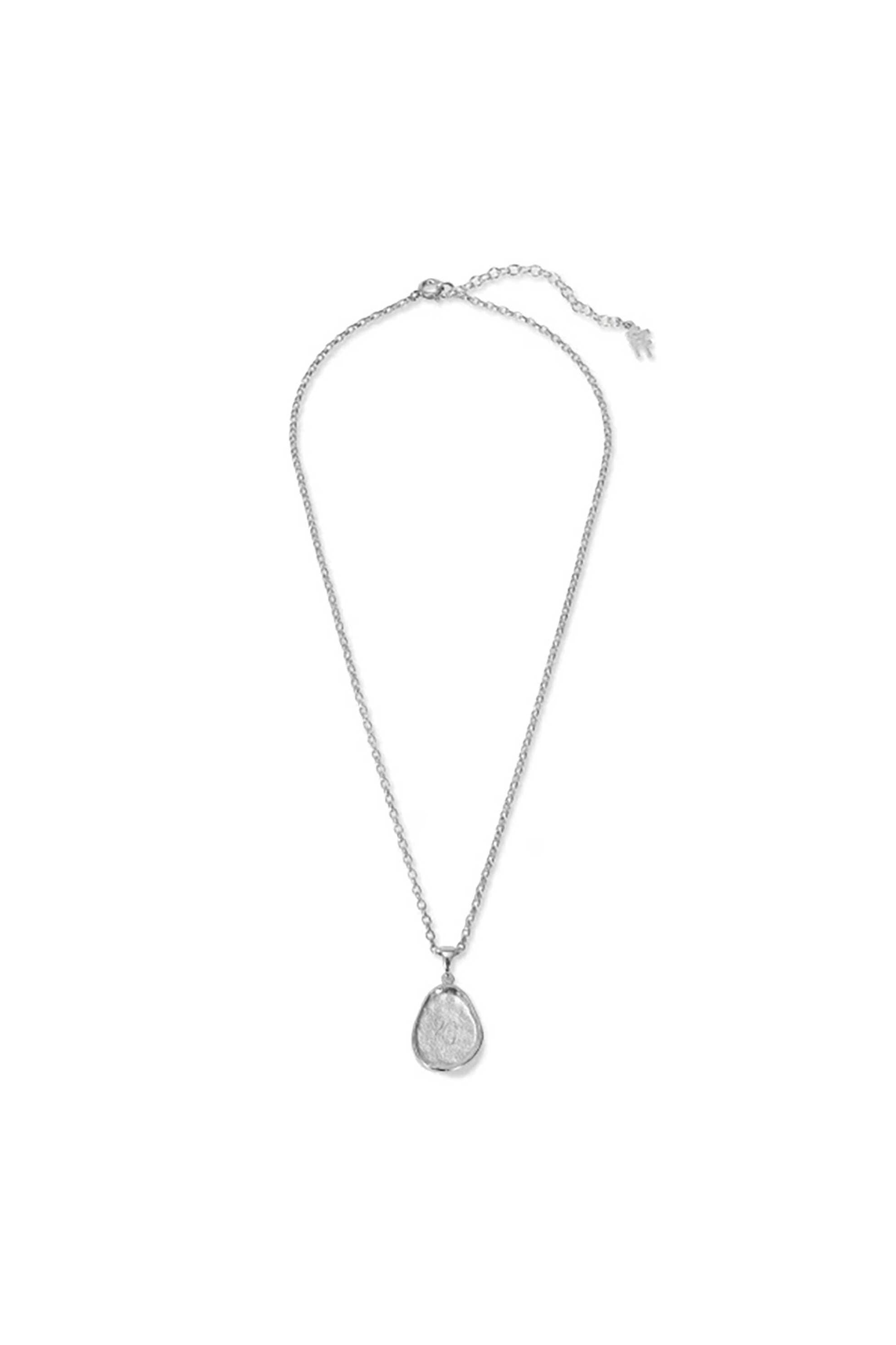 Folli Follie γυναικείο ασημένιο κολιέ με σχέδιο στάχυ "Lucky Charm 2026"