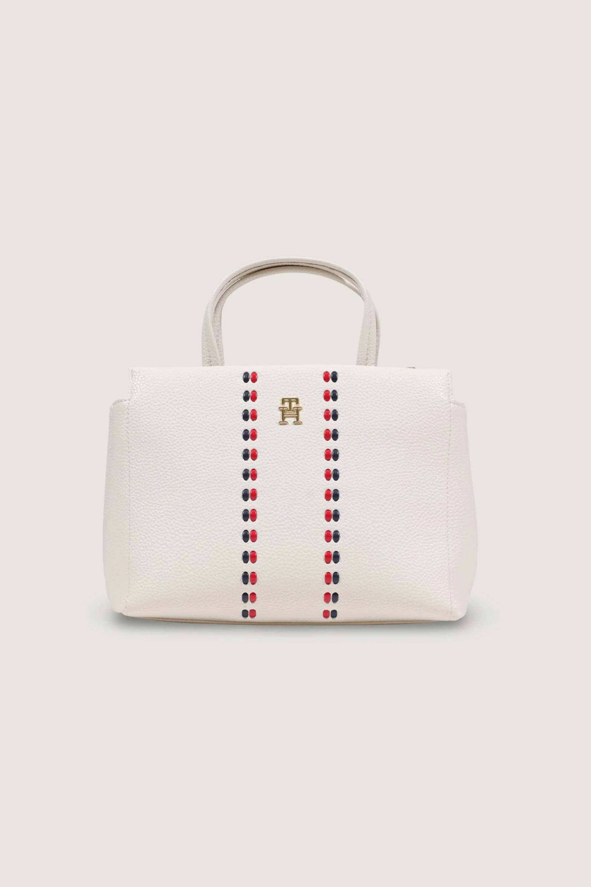 Tommy Hilfiger τσάντα χειρός με μεταλλικό λογότυπο "TH Timeless"