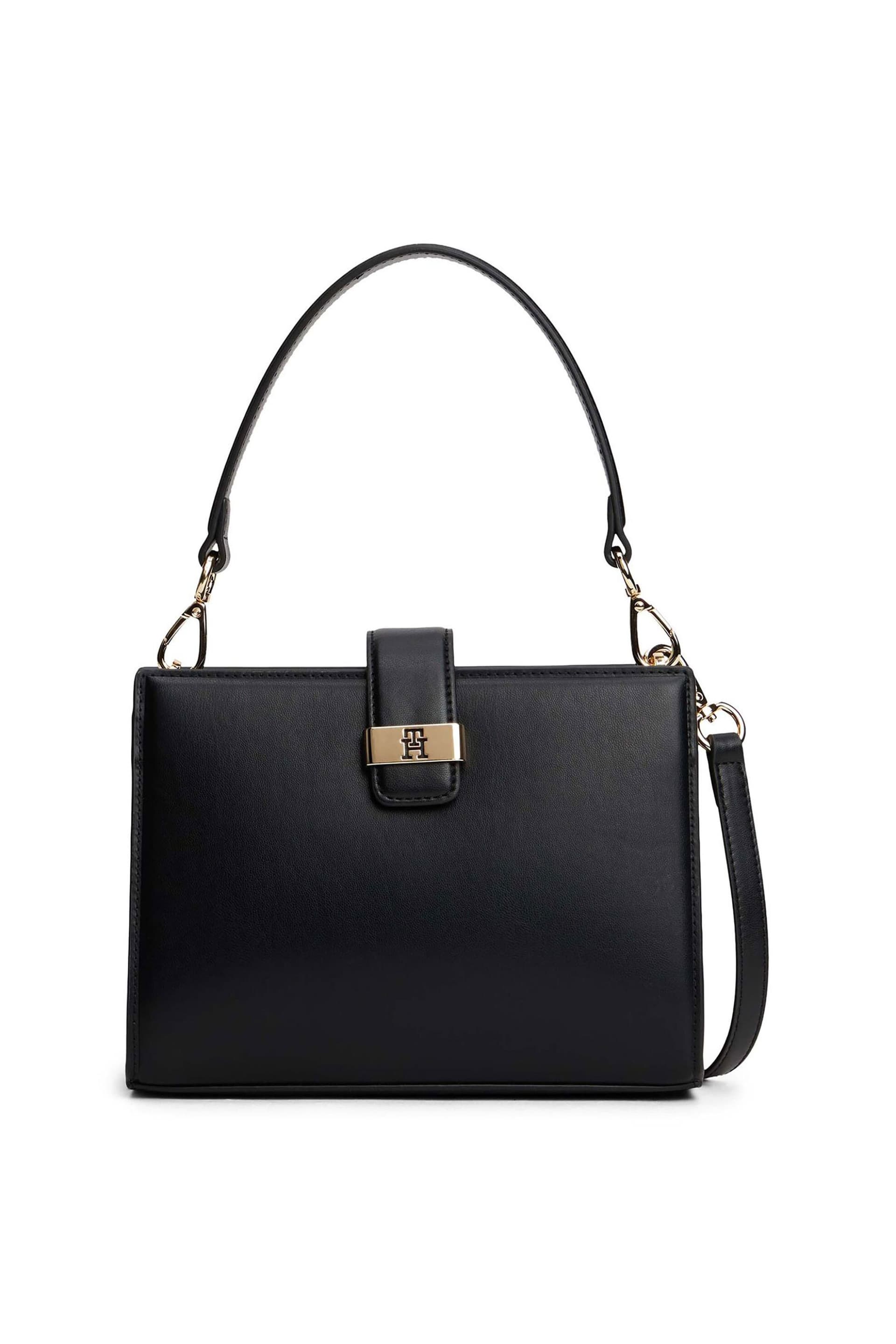 Tommy Hilfiger τσάντα χειρός με μεταλλικό λογότυπο "TH Heritage Mini Satchel"