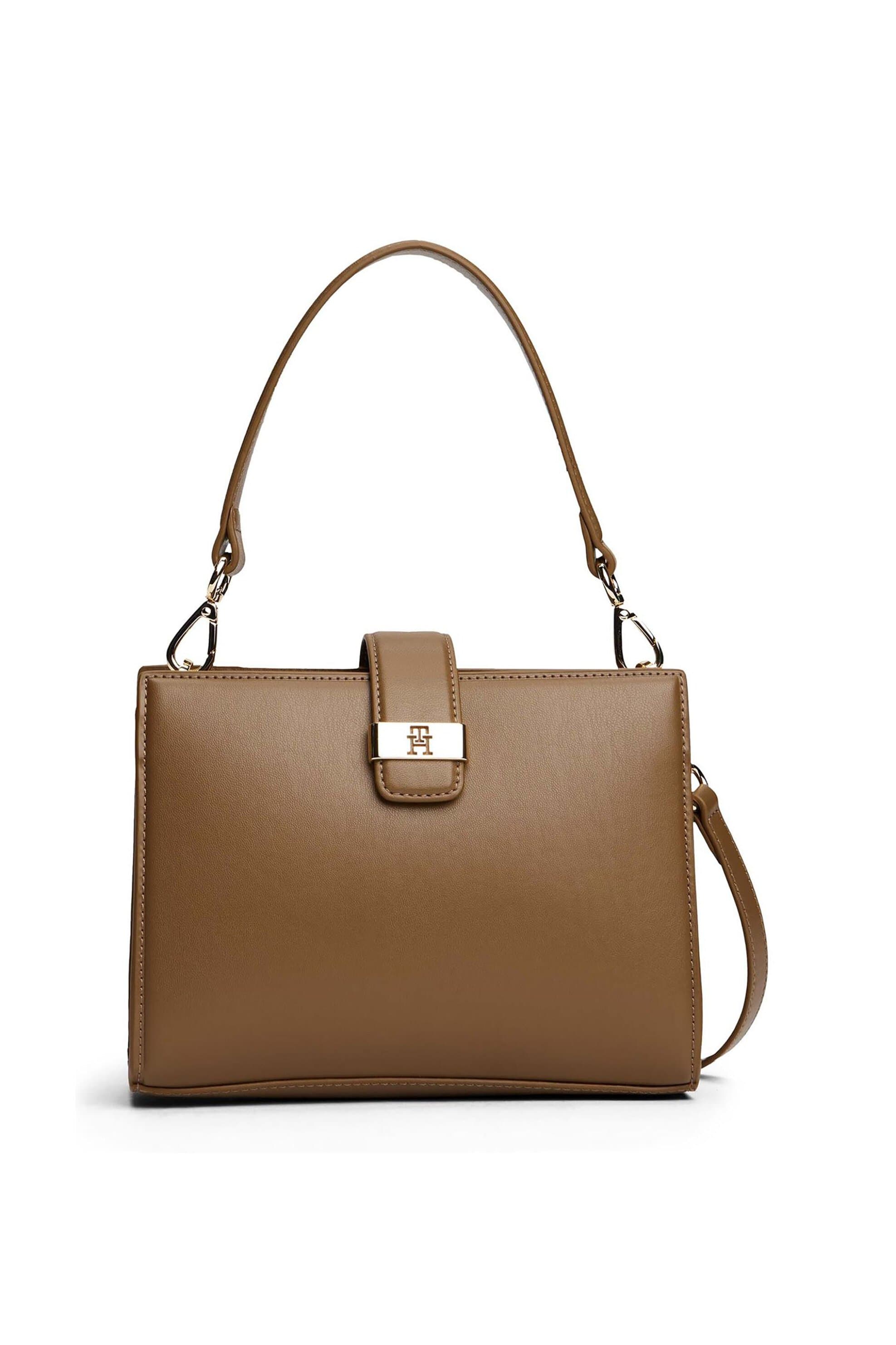 Tommy Hilfiger τσάντα χειρός με μεταλλικό λογότυπο "TH Heritage Mini Satchel"