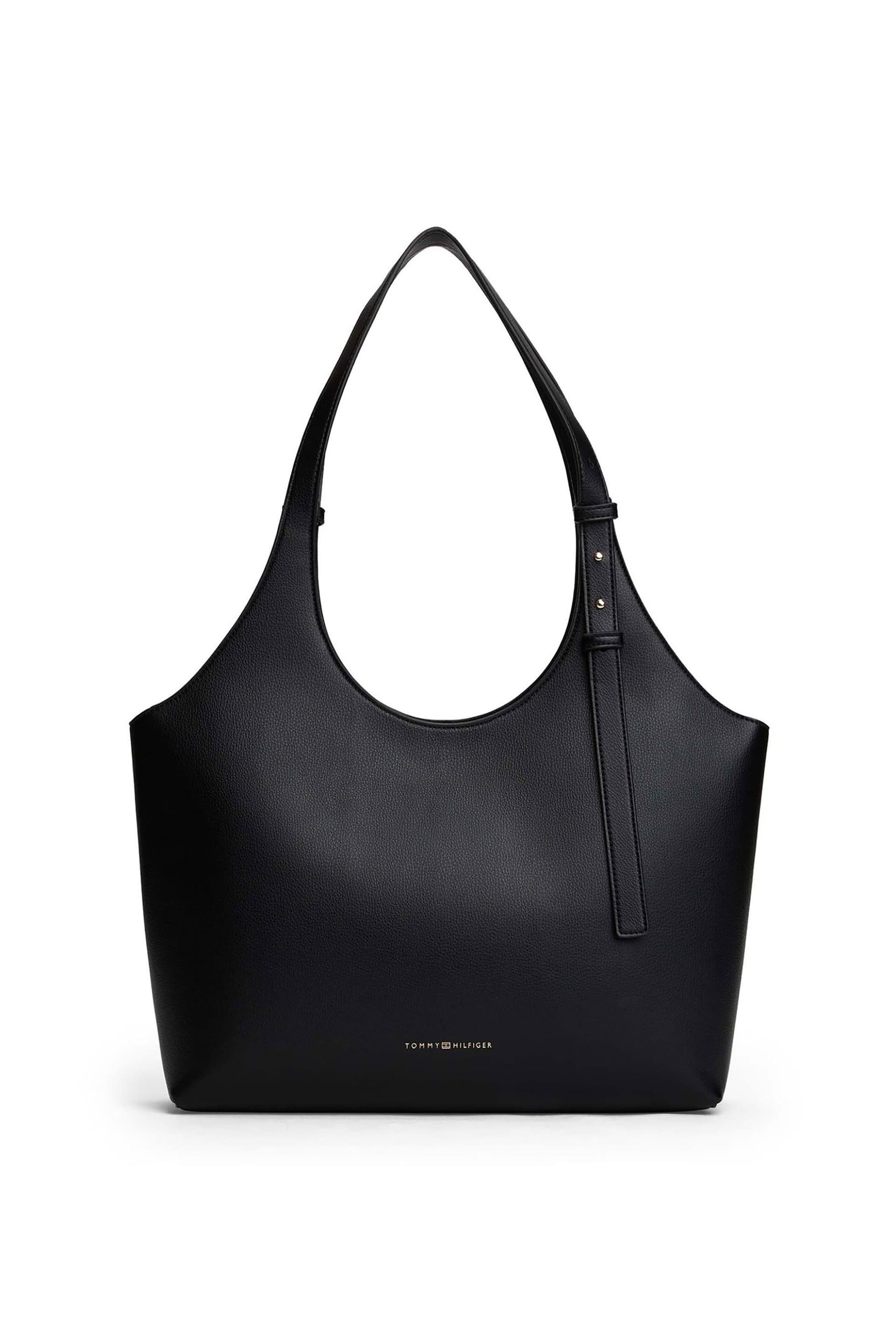 Tommy Hilfiger γυναικεία τσάντα tote με μεταλλικό λογότυπο "TH Logo" | ONE SIZE