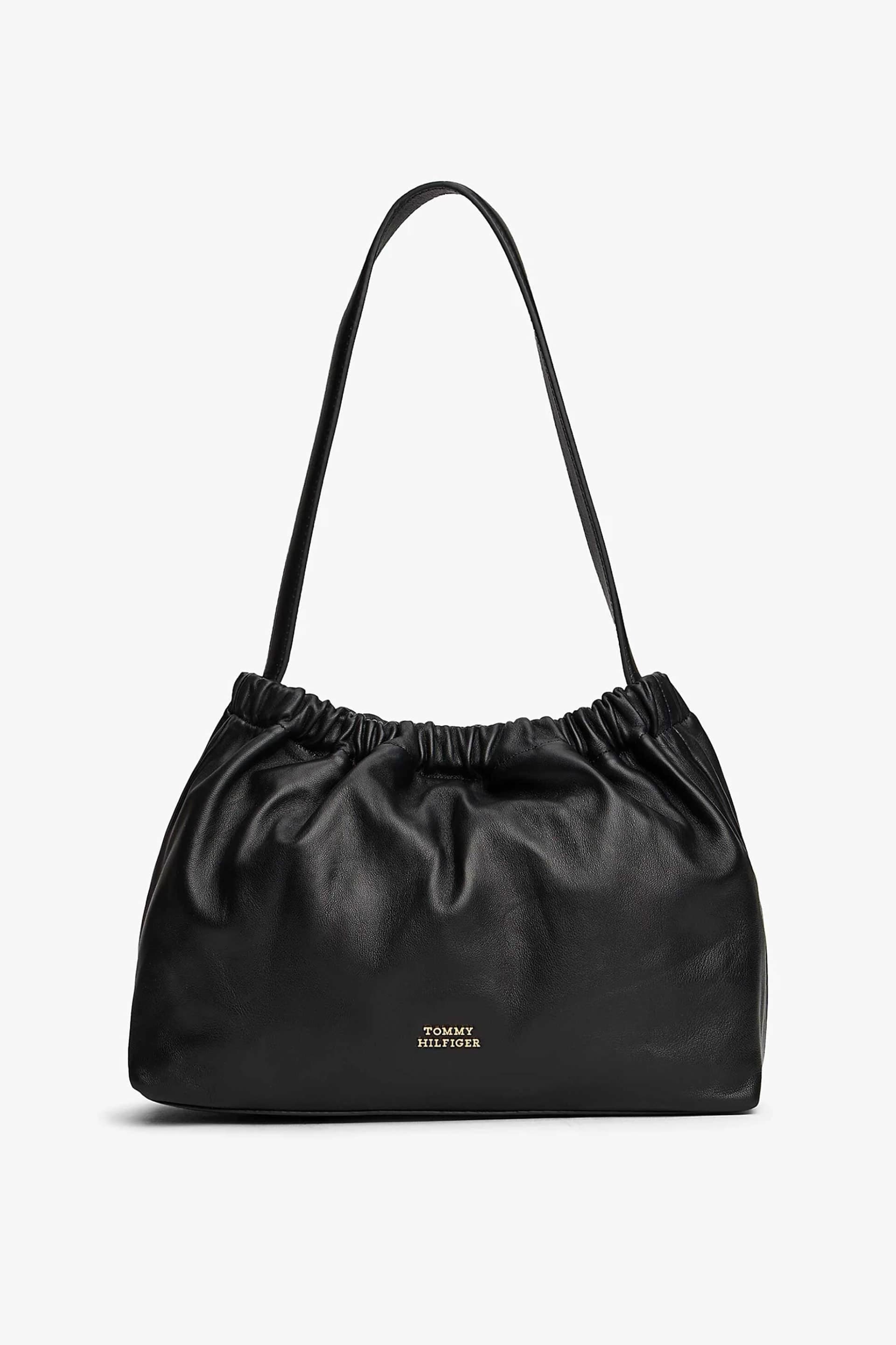 Tommy Hilfiger γυναικεία τσάντα ώμου με μεταλλικό λογότυπο | ONE SIZE