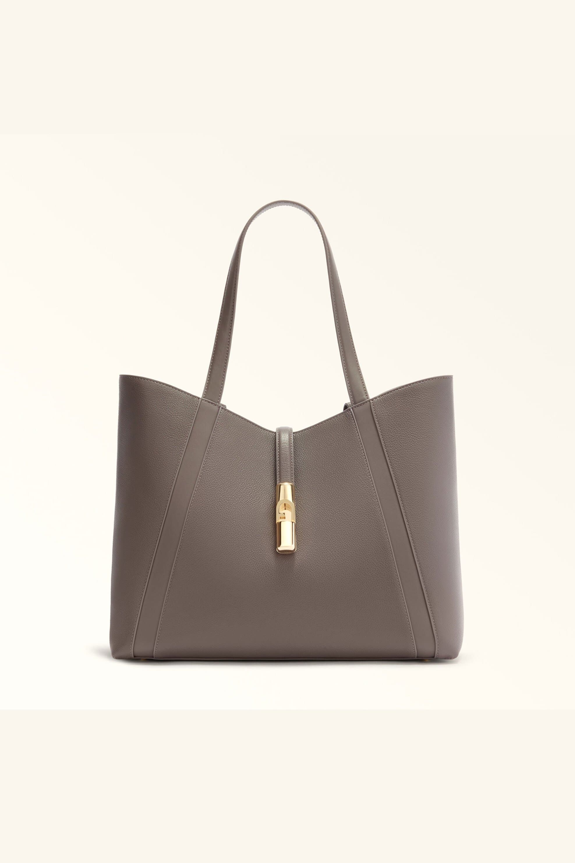 Furla γυναικεία δερμάτινη τσάντα ώμου "Goccia Tote L"