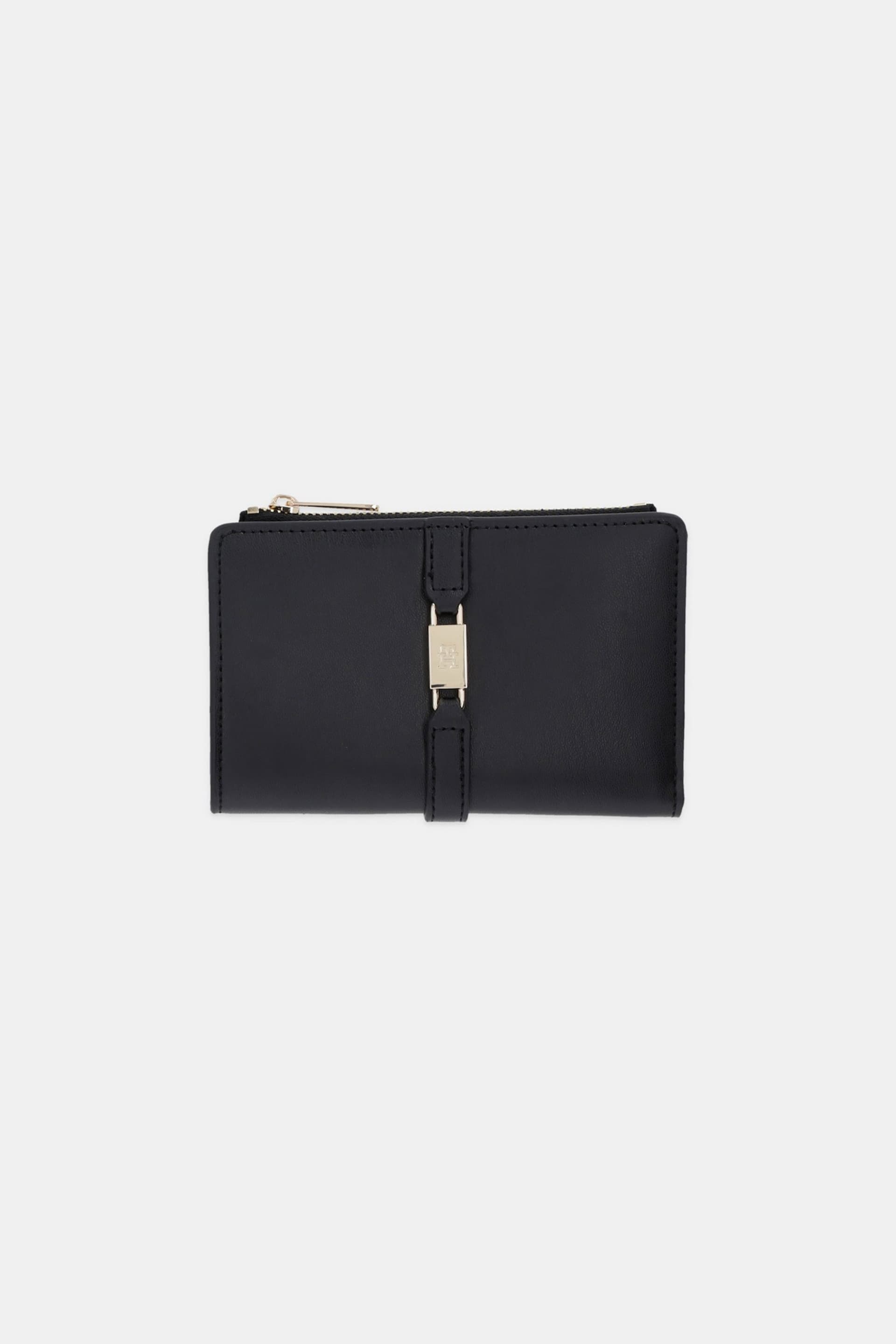 Tommy Hilfiger γυναικείο πορτοφόλι με μεταλλικό μονόγραμμα | ONE SIZE