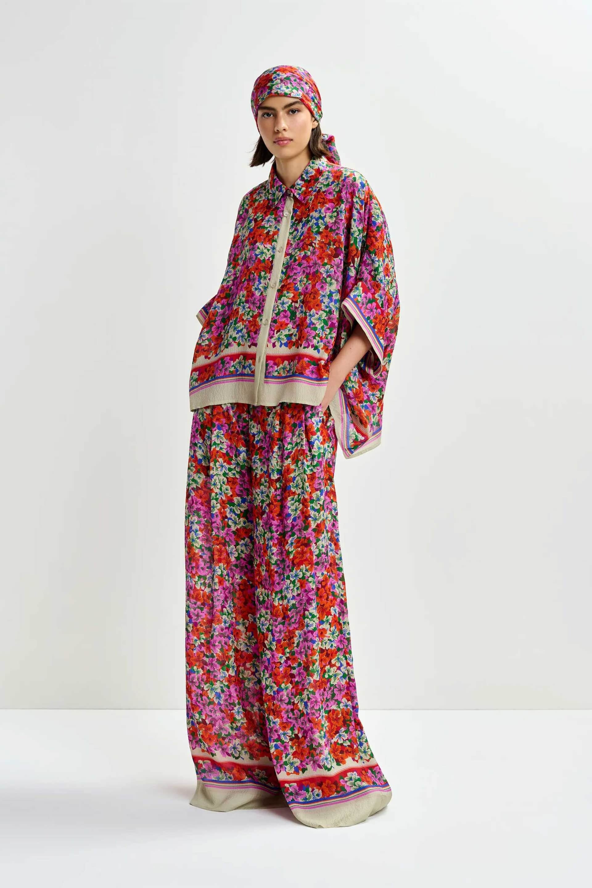 Essentiel Antwerp γυναικείο παντελόνι με floral print "Joek"