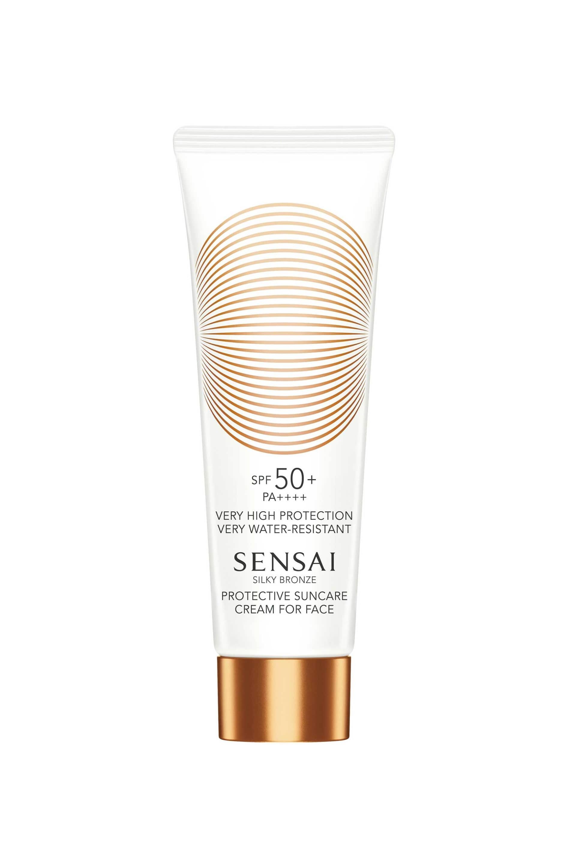 Sensai Silky Bronze Protective Suncare Cream For Face SPF50+ 50 ml