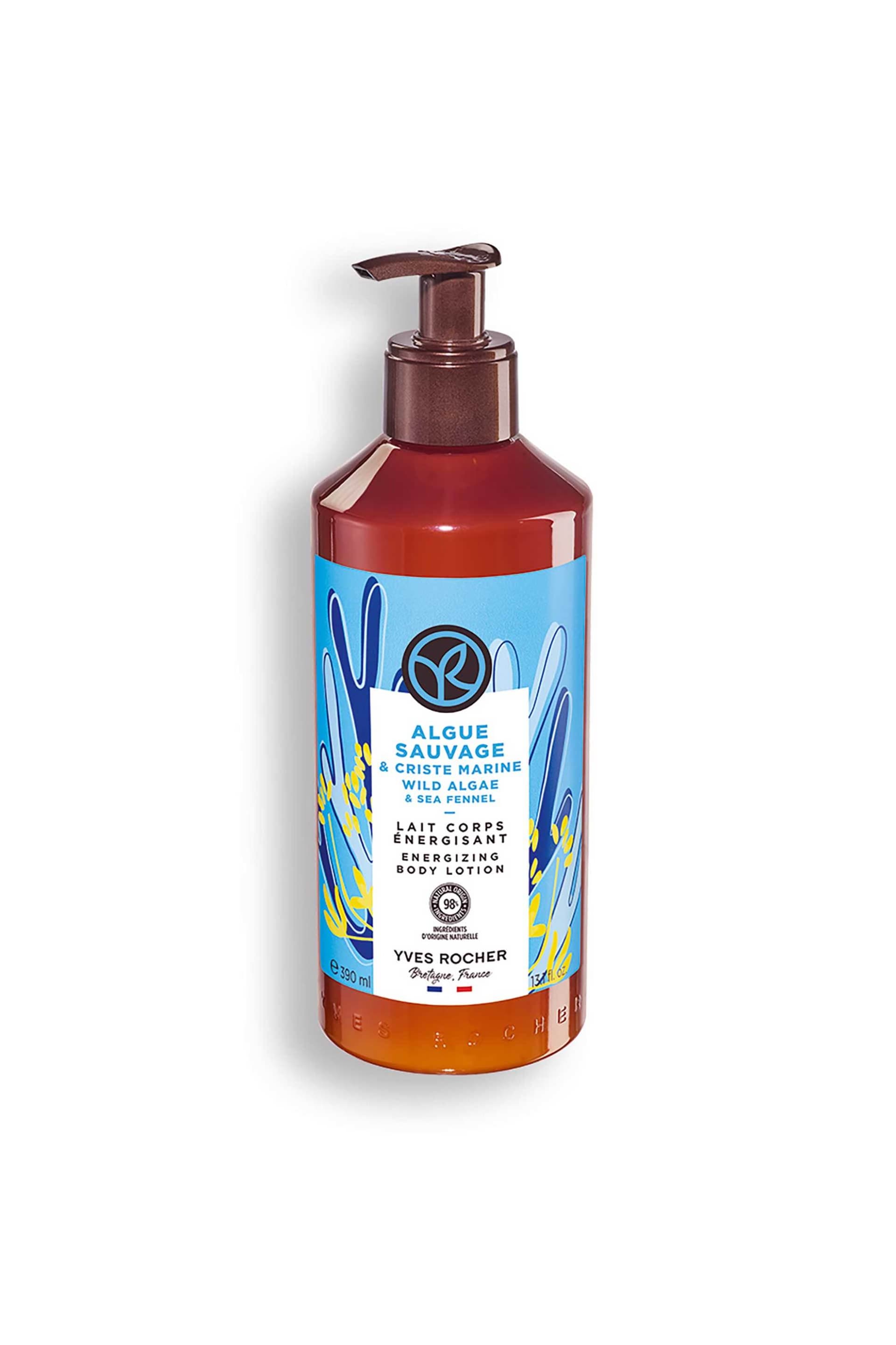 Yves Rocher Wild Algae & Sea Fennel Energizing Body Lotion 390 ml