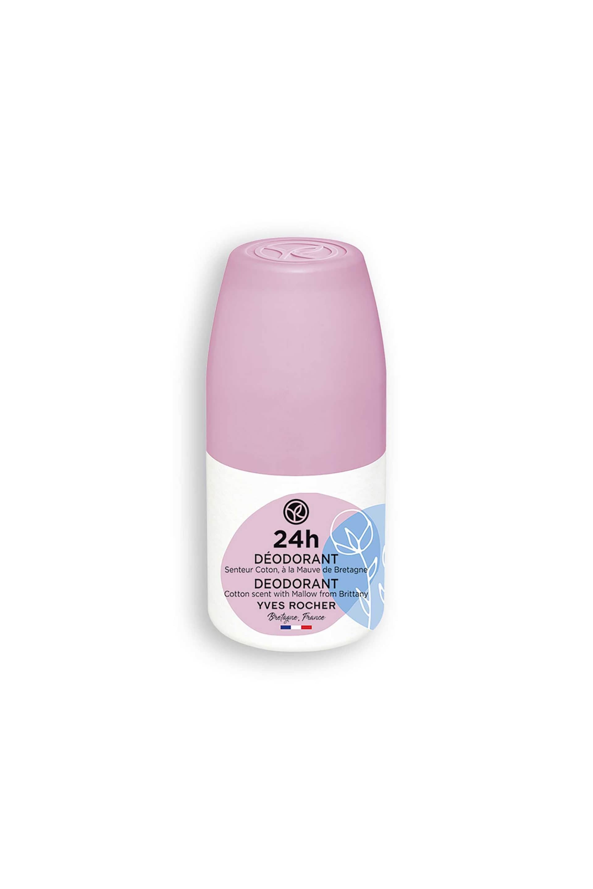 Yves Rocher 24h Deodorant Cotton Scent with Mallow from Brittany 50 ml