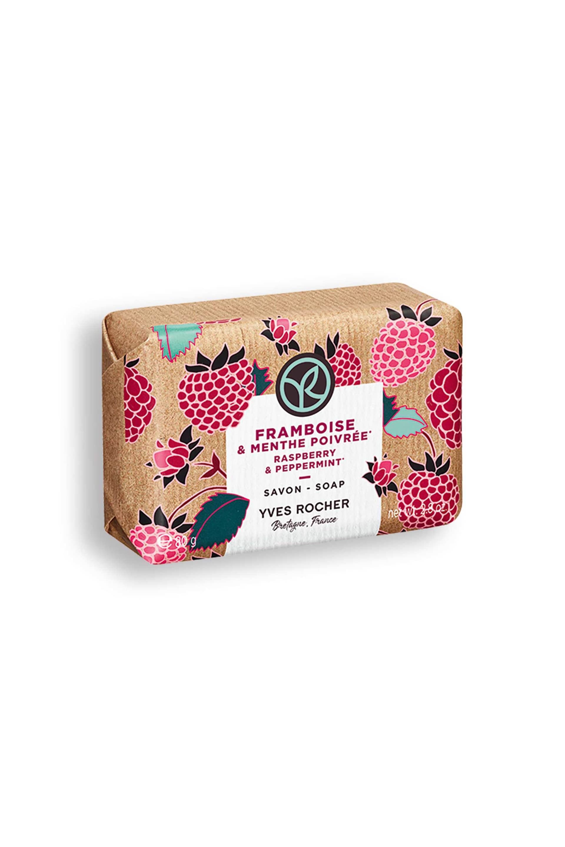 Yves Rocher Raspberry & Peppermint Soap 80 gr