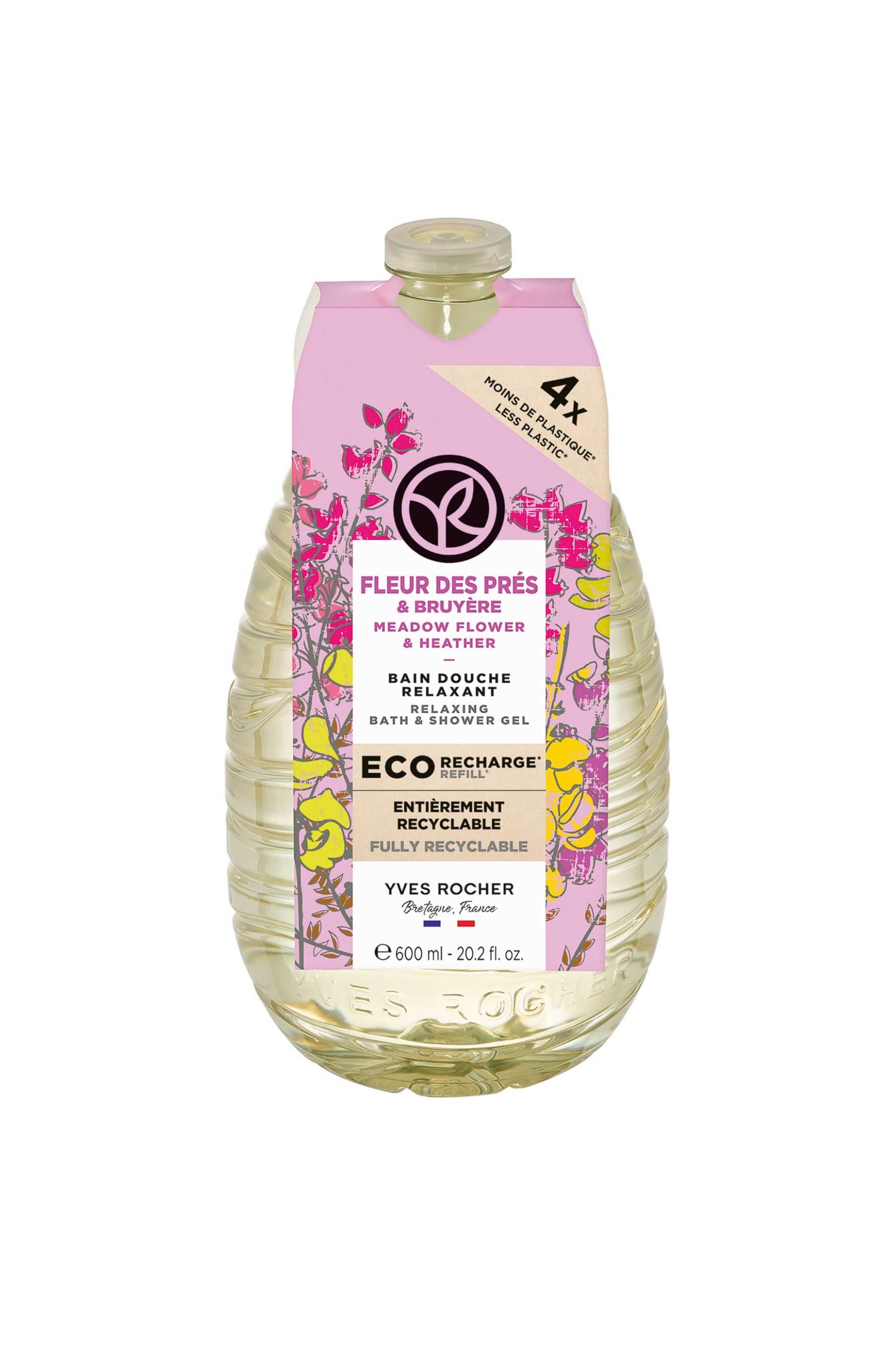 Yves Rocher Meadow Flower & Heather Shower Gel Eco-Refill 600 ml