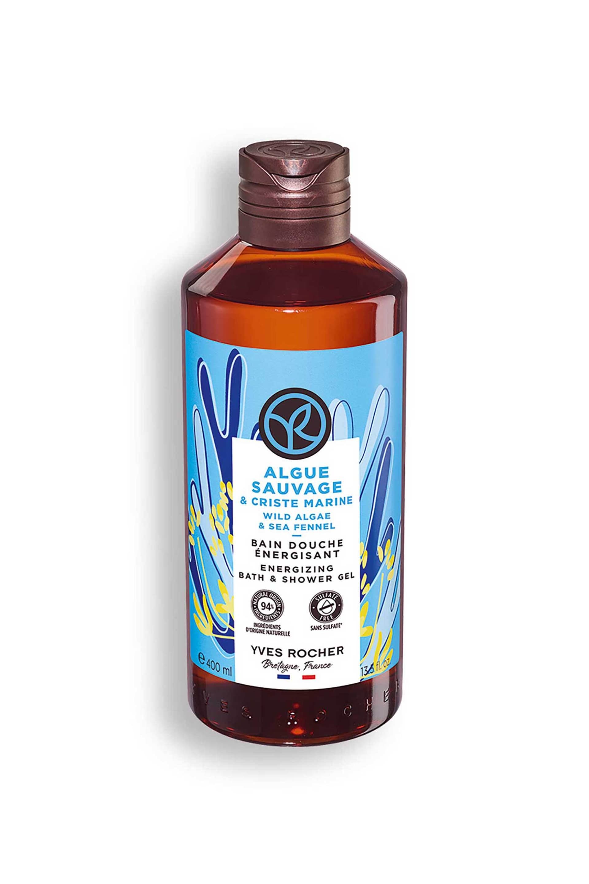 Yves Rocher Wild Algae & Sea Fennel Energizing Shower Gel | 400ml