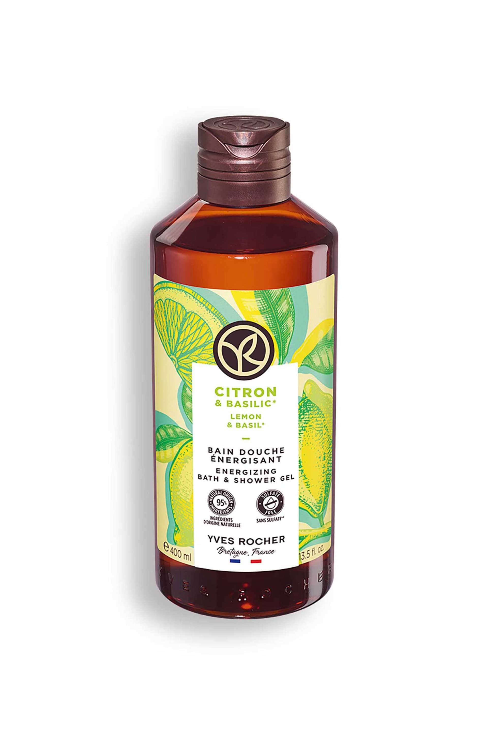 Yves Rocher Lemon & Basil Energizing Shower Gel | 400ml