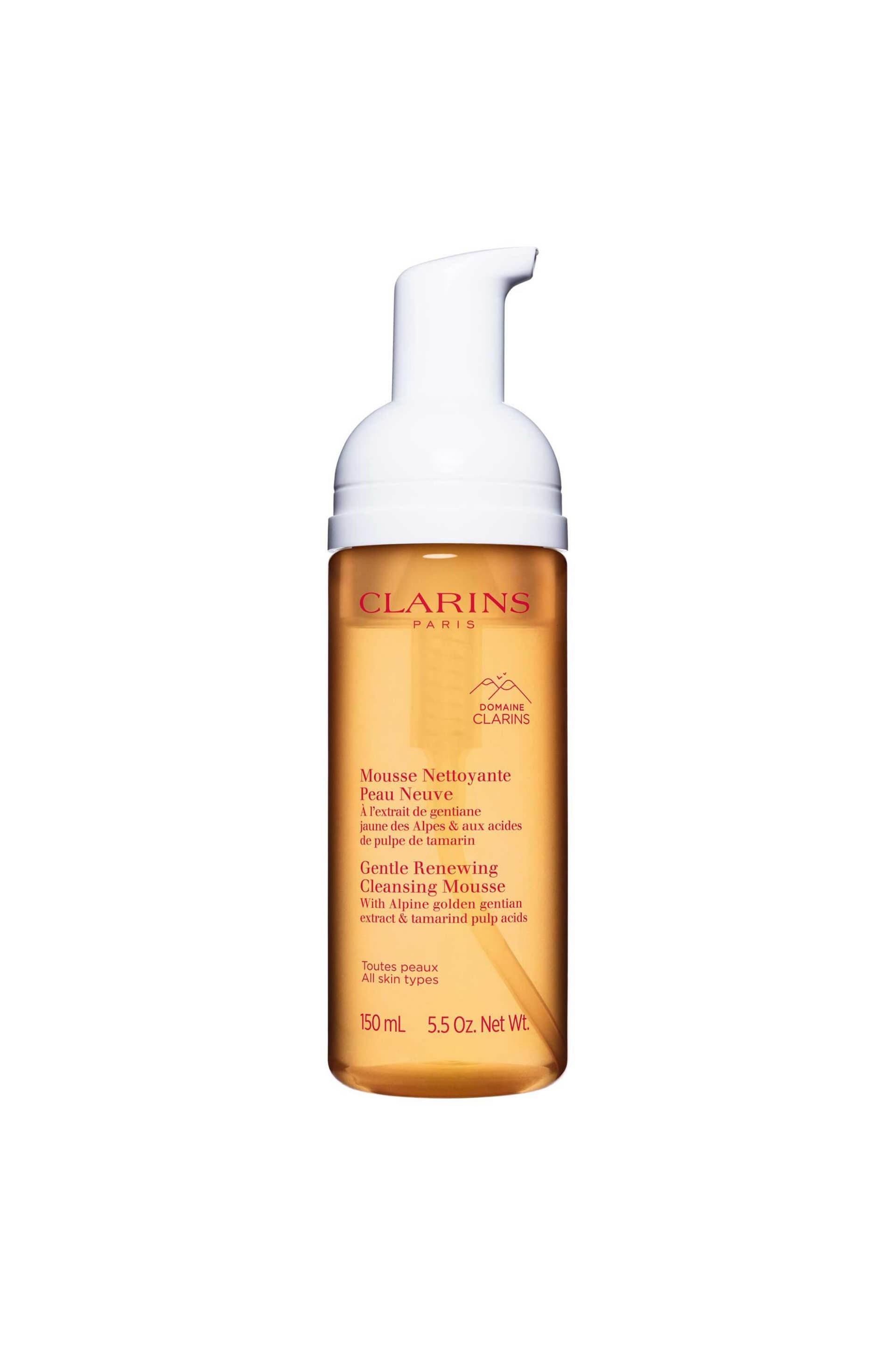 Clarins Gentle Renewing Cleansing Mousse Foaming Texture 150 ml
