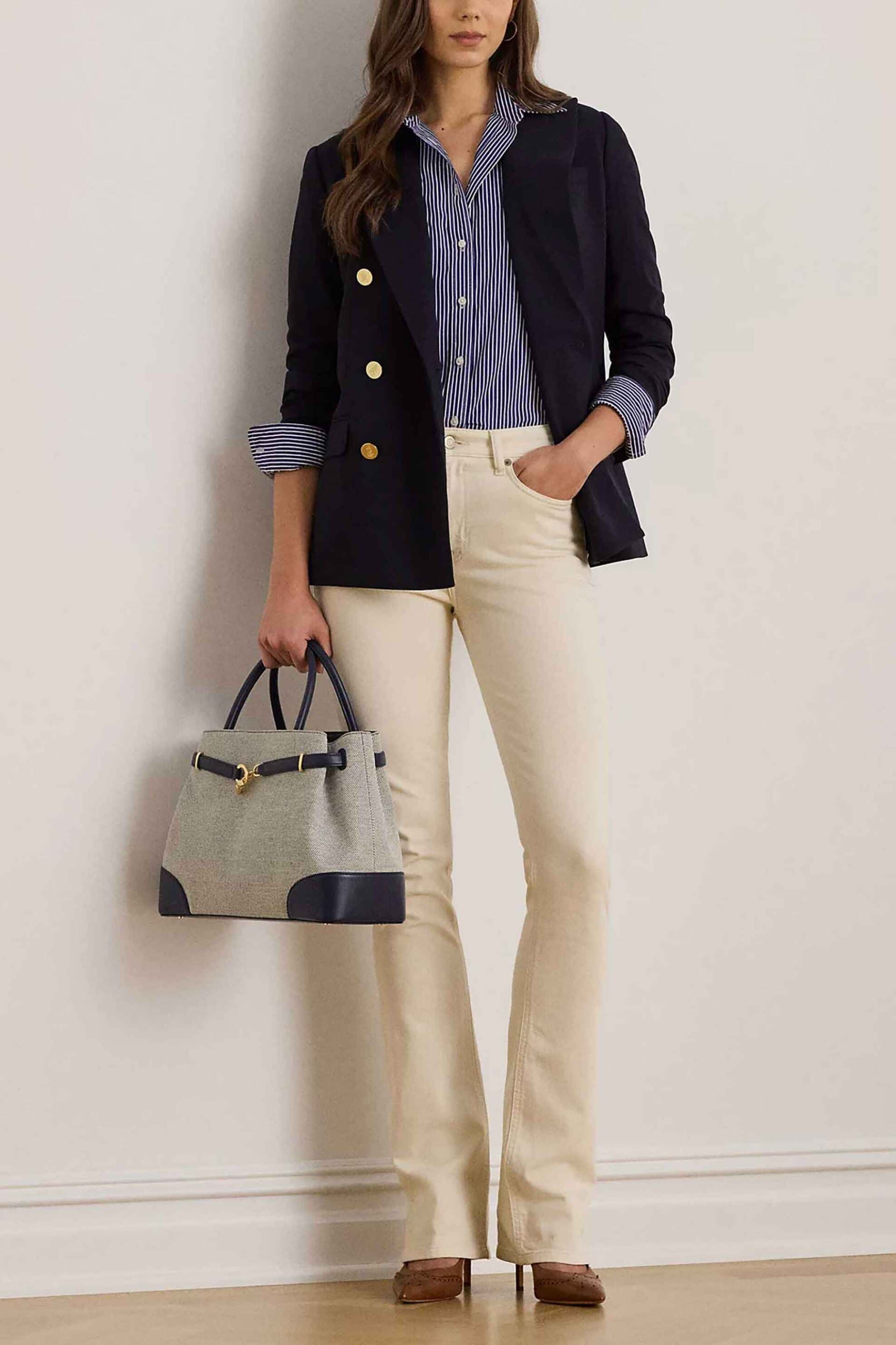 Lauren Ralph Lauren γυναικείο ψηλόμεσο τζιν παντελόνι πεντάτσεπο Bootcut Fit | 38