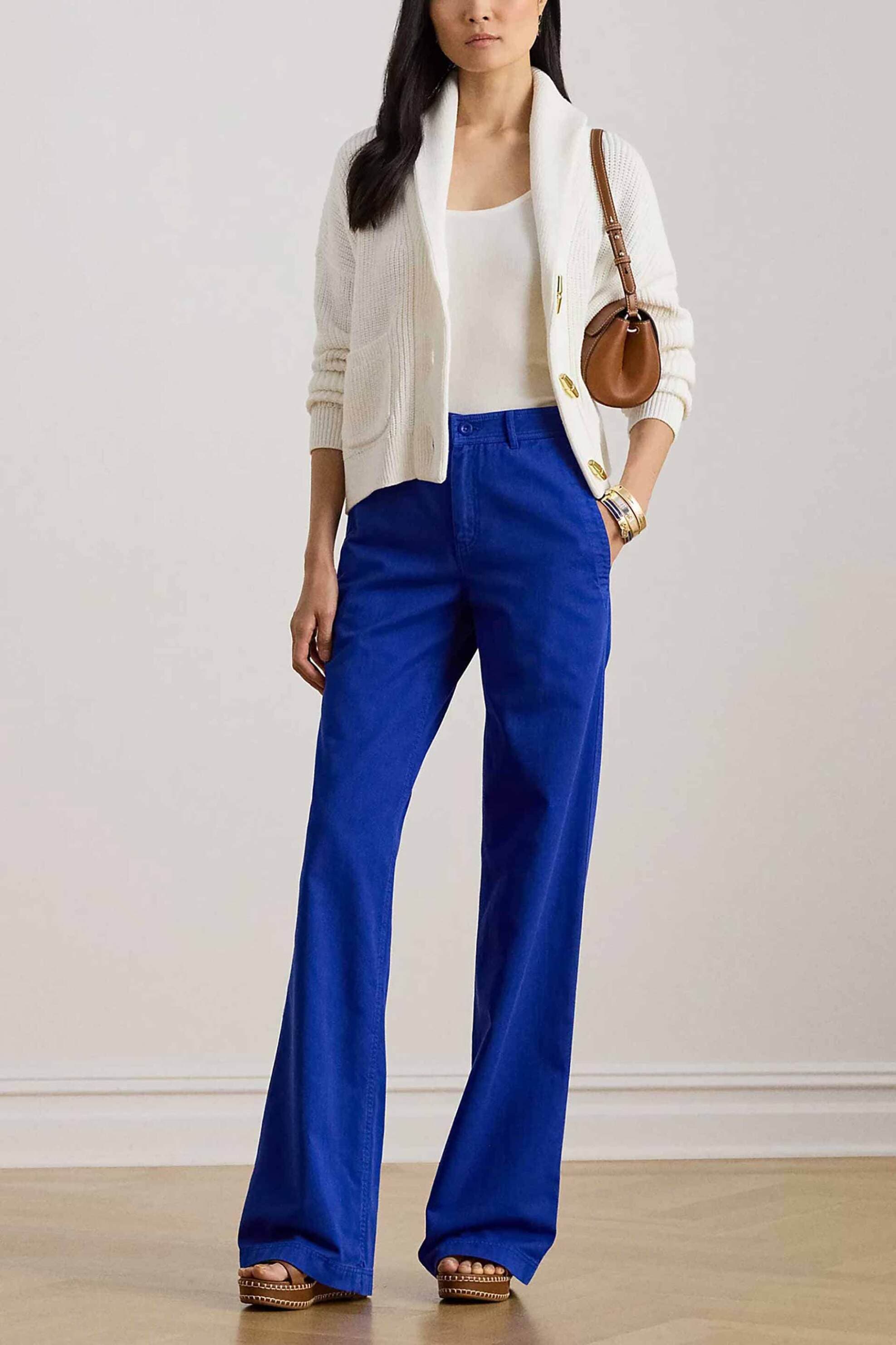 Lauren Ralph Lauren γυναικείο ψηλόμεσο παντελόνι Wide Leg