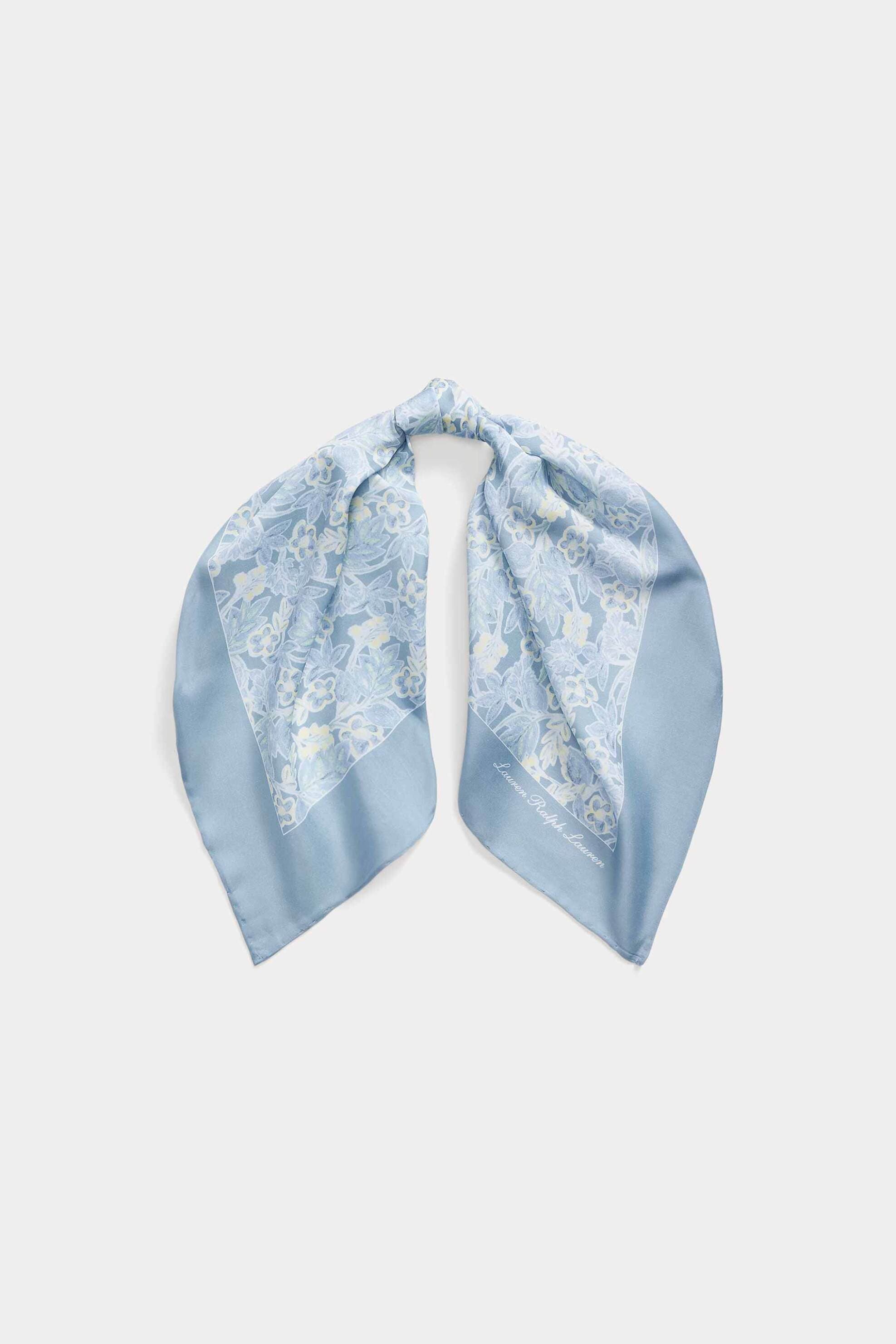 Lauren Ralph Lauren γυναικείο φουλάρι με floral print και λογότυπο | ONE SIZE