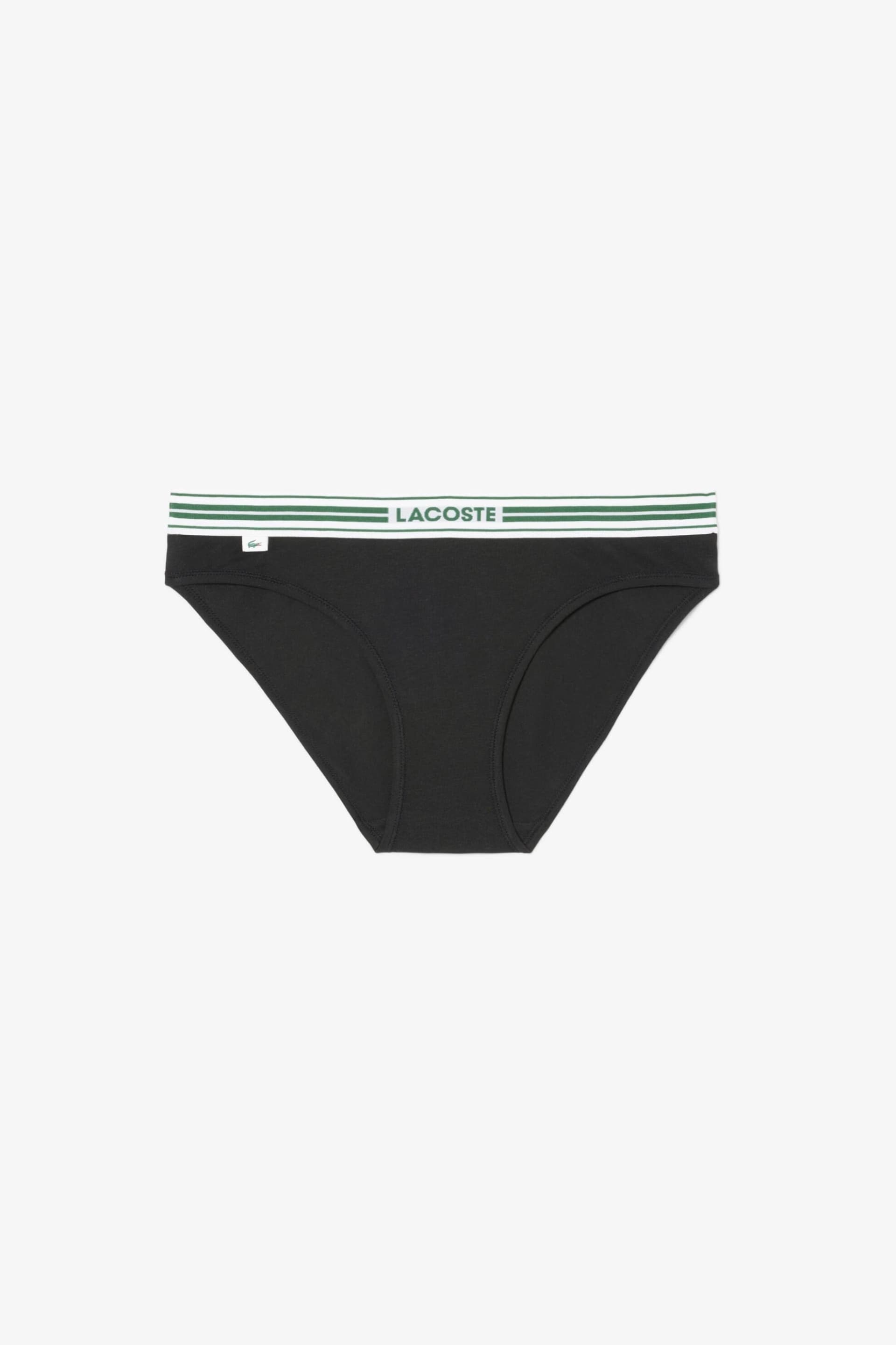 Lacoste γυναικείο εσώρουχο brief με contrast μέση και λογότυπο